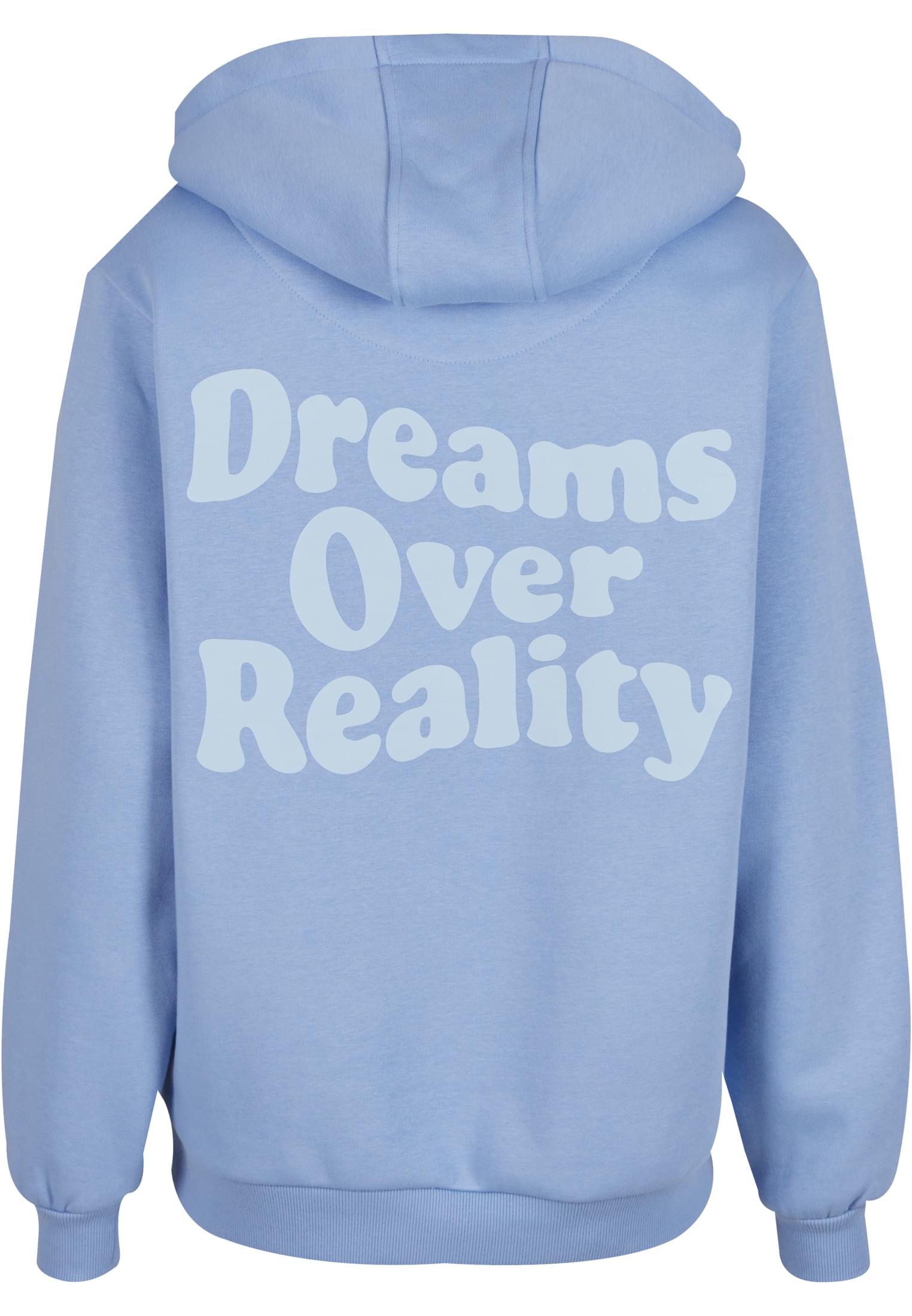 Dreams Over Reality Ladies Fluffy Hoody powderblue 3XL - variant image 4
