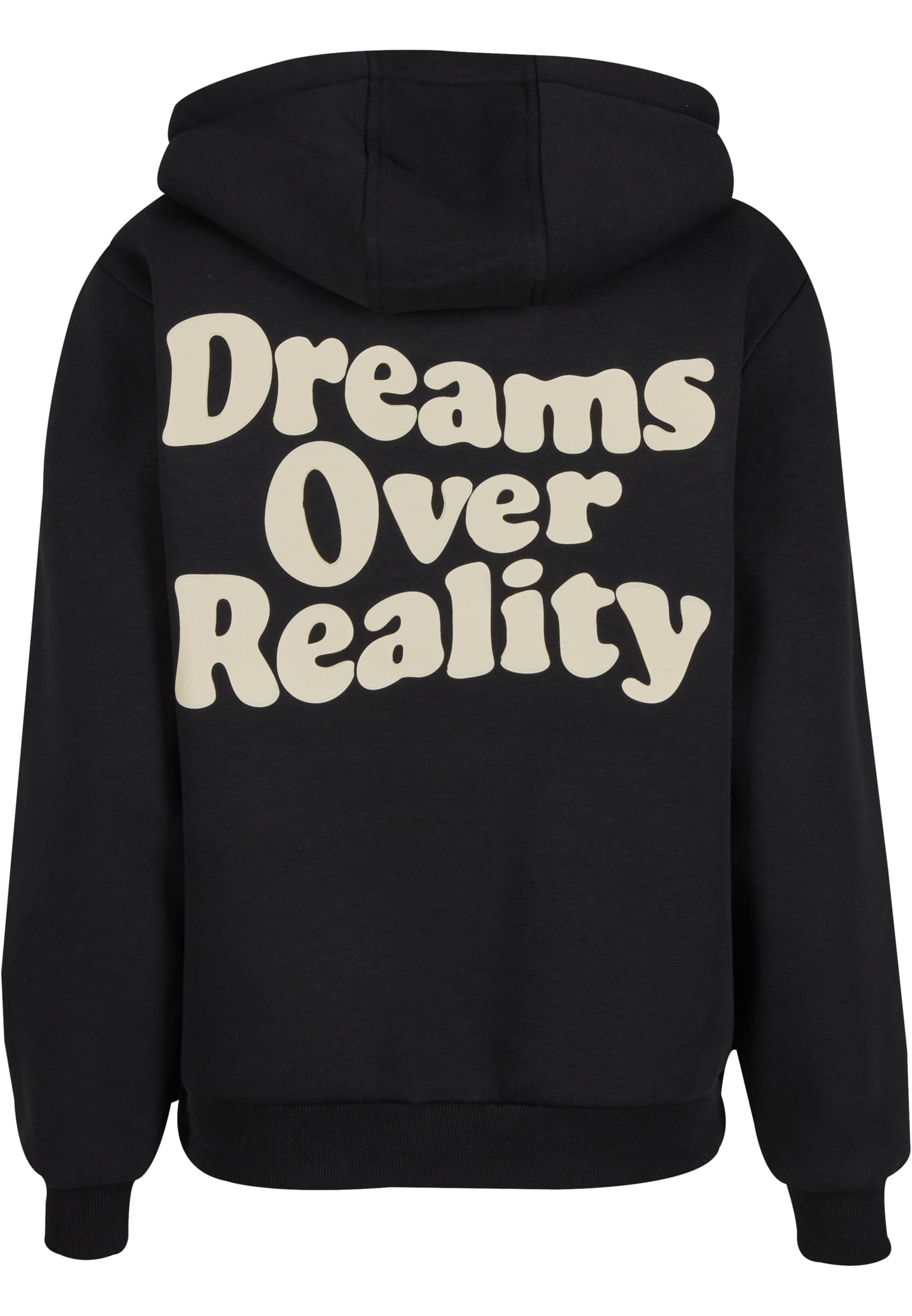 Dreams Over Reality Ladies Fluffy Hoody black 3XL - variant image 4