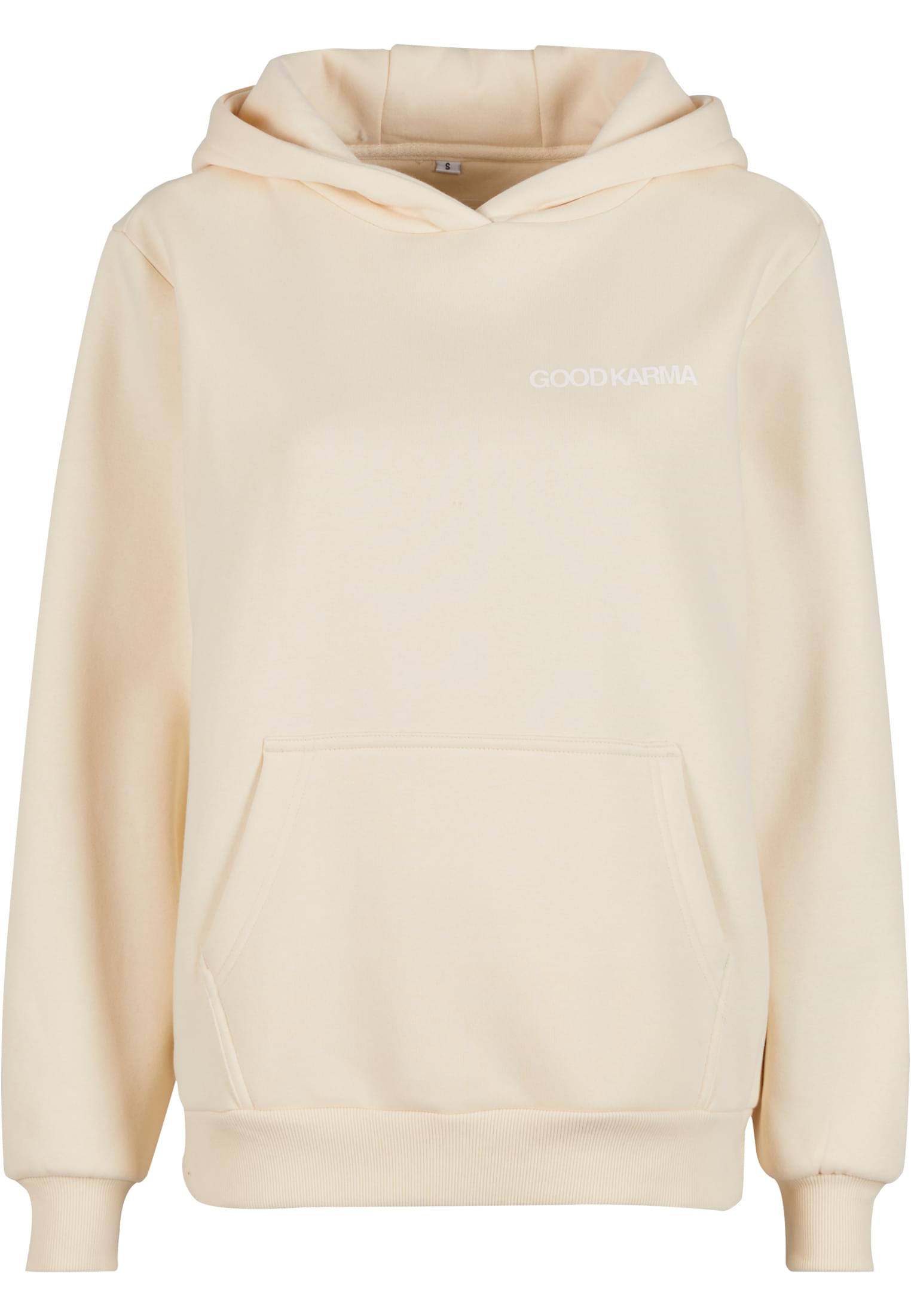 Back Around Ladies Fluffy Hoody whitesand 3XL - variant image 3