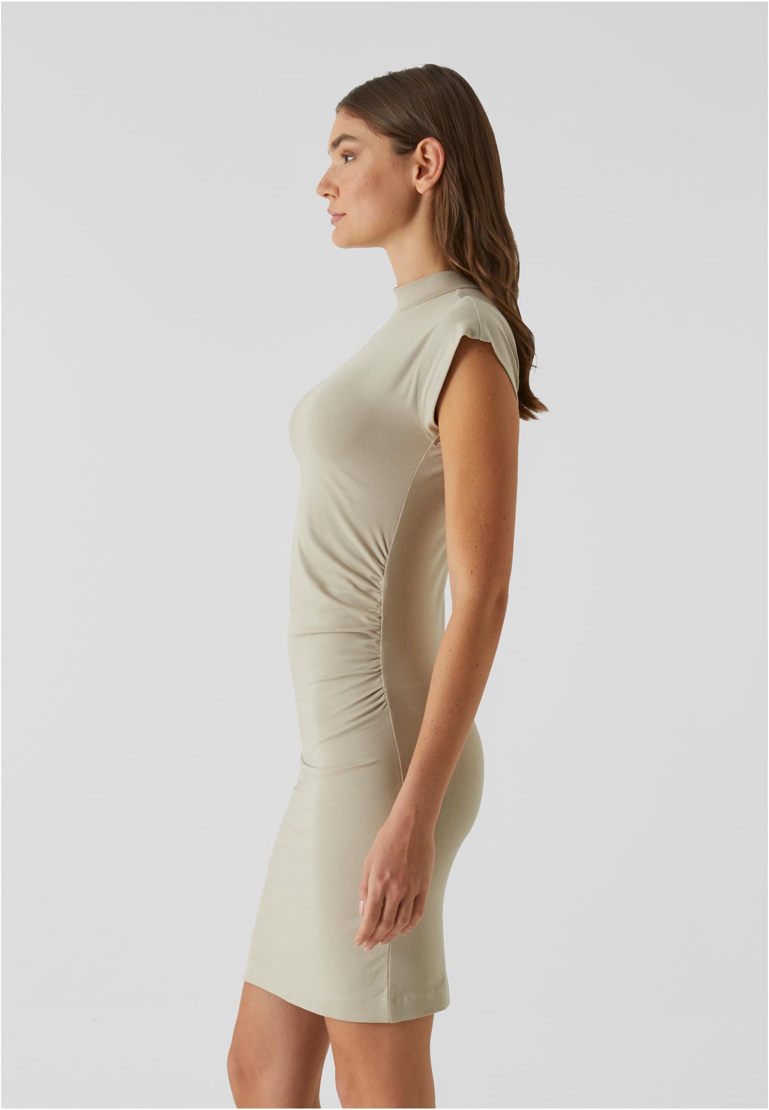 Ladies Short Cotton Jersey Dress chalkdust L - variant image 1
