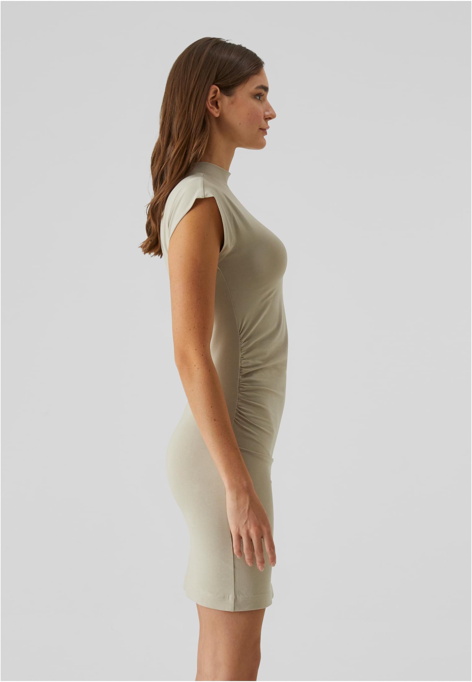 Ladies Short Cotton Jersey Dress chalkdust L - variant image 3