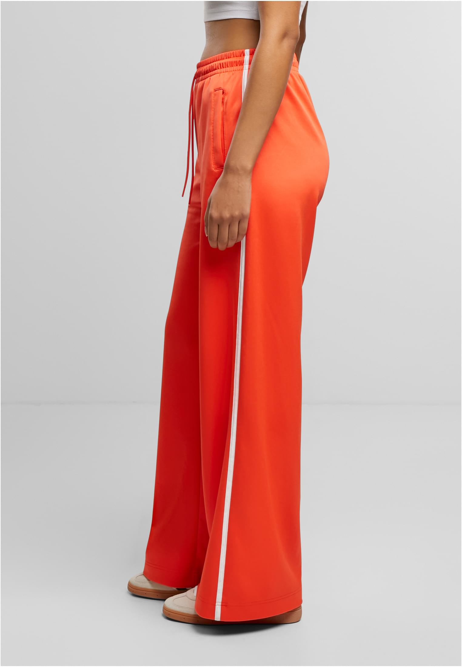 Ladies Wide Leg Track Pants signalred 3XL - variant image 1