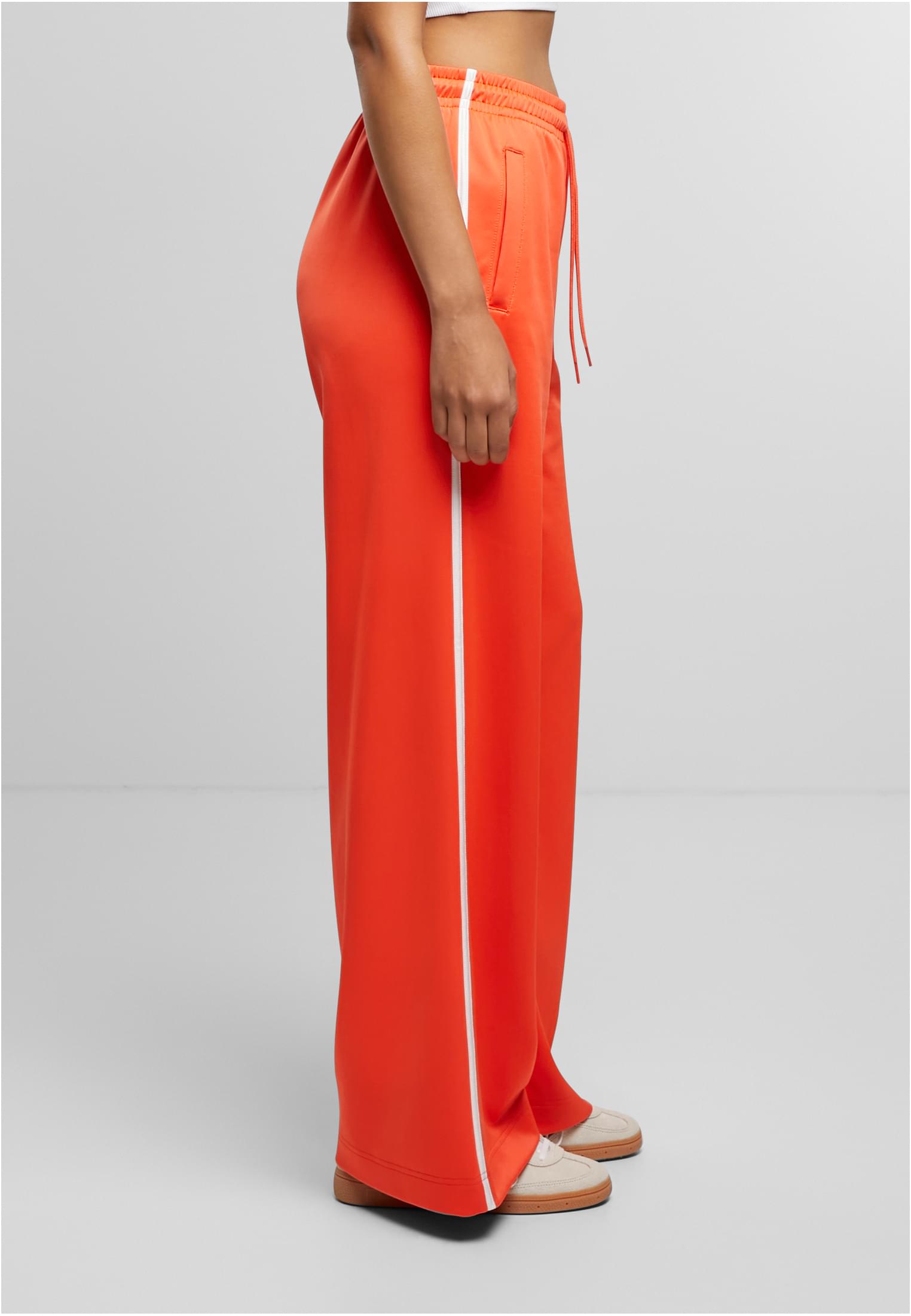 Ladies Wide Leg Track Pants signalred 3XL - variant image 3