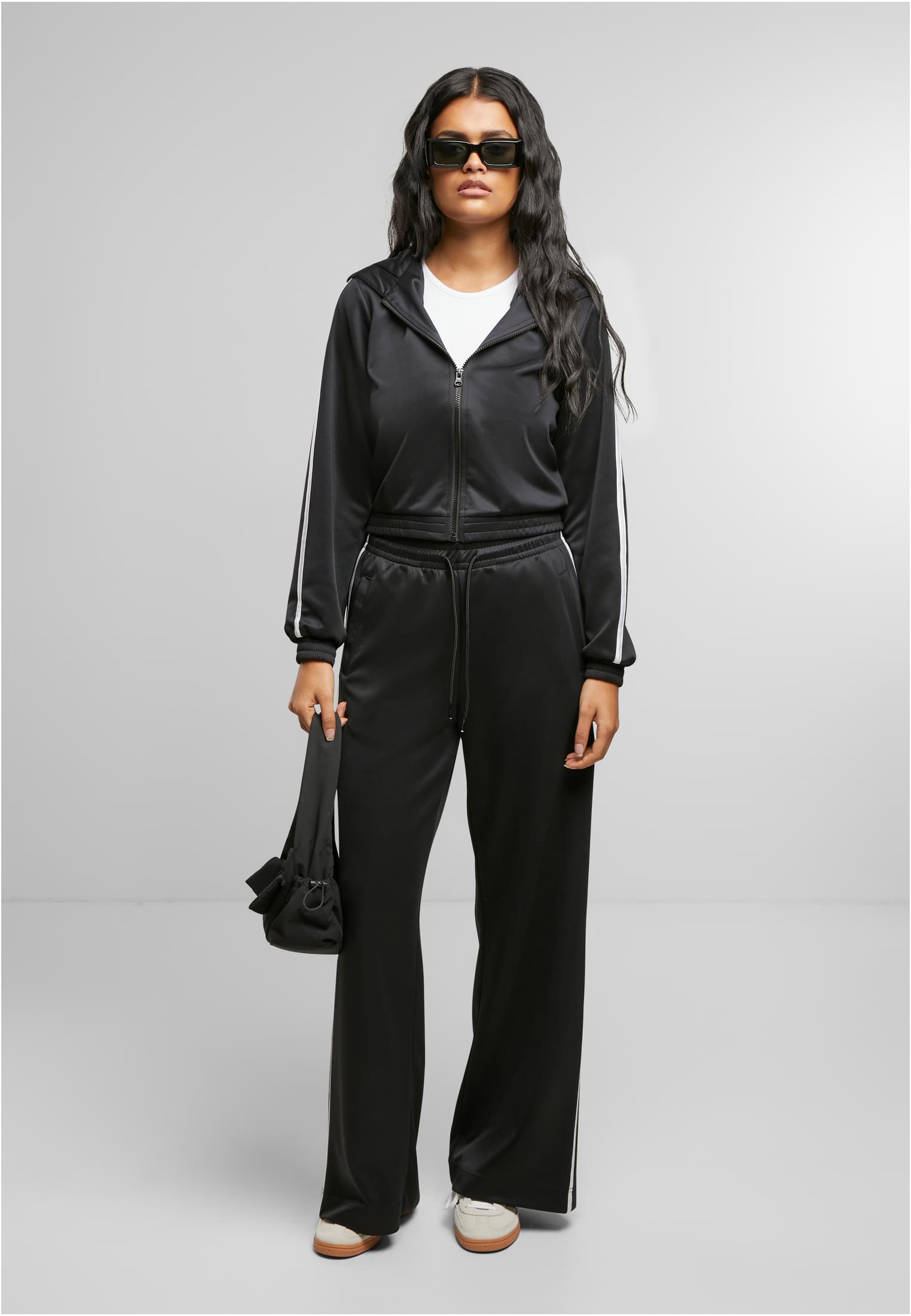 Femmes pantalons larges jambes de sport noirs 3XL
 - variant image 4