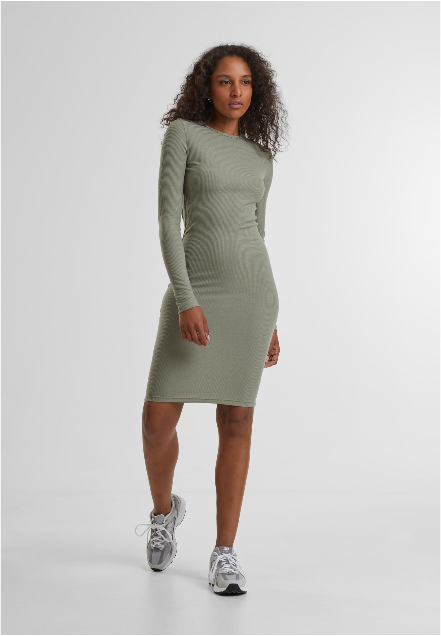 Ladies Rib Dress paleolive 3XL - variant image 2
