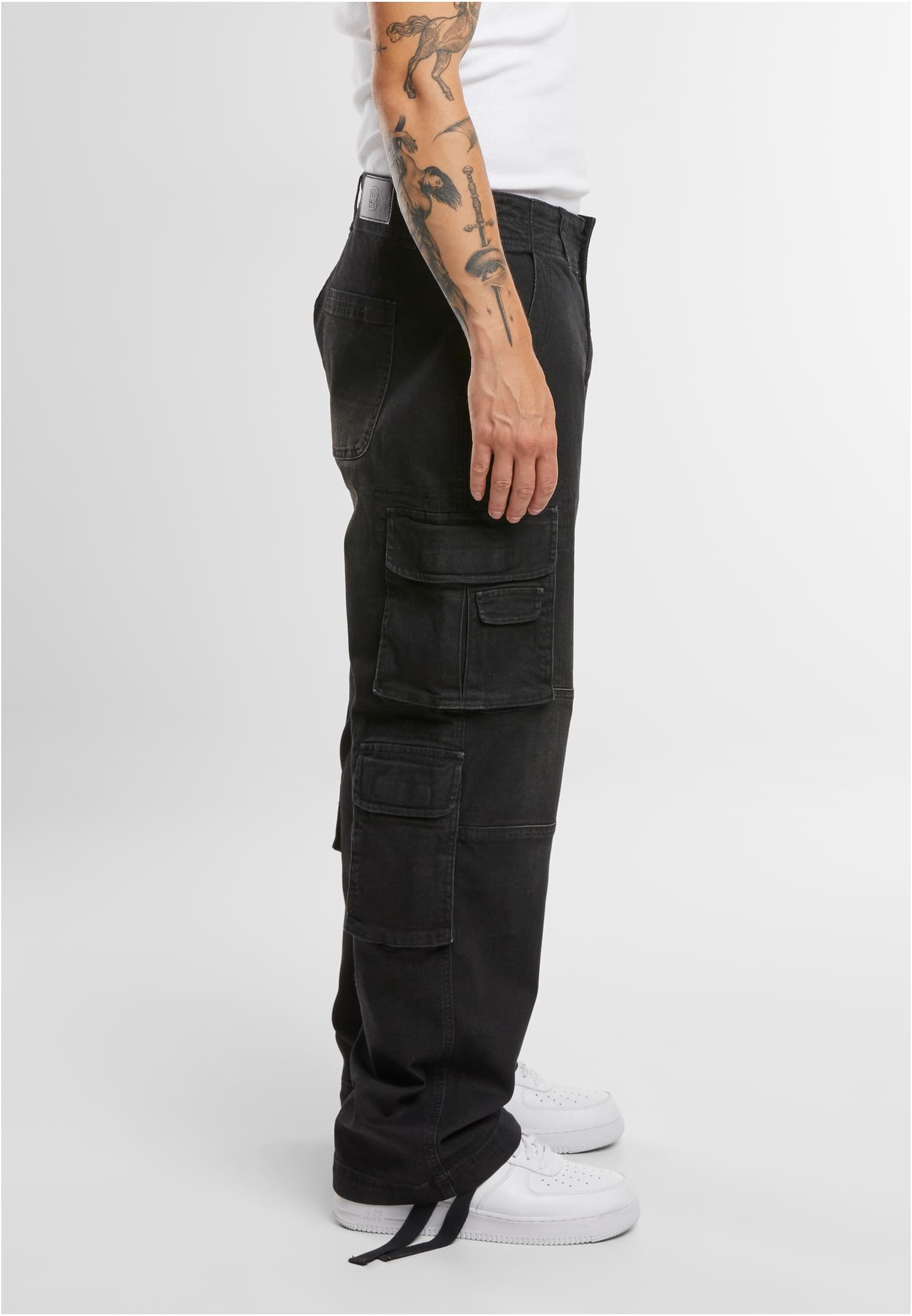 Pantalones vaqueros cargo negros 30/32
 - variant image 3