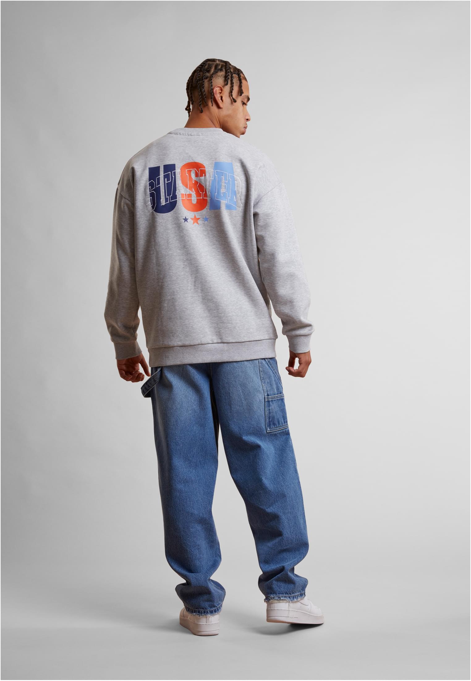 Starter USA Crew Neck heathergrey L
 - variant image 1