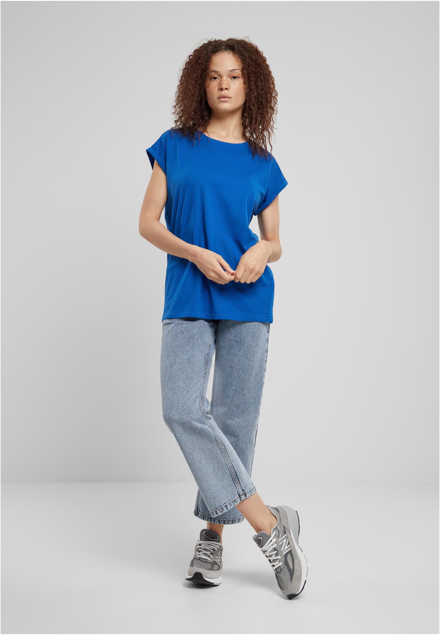 Dames T-shirt Épaules Étendues Sporty Bleu 3XL
 - variant image 4