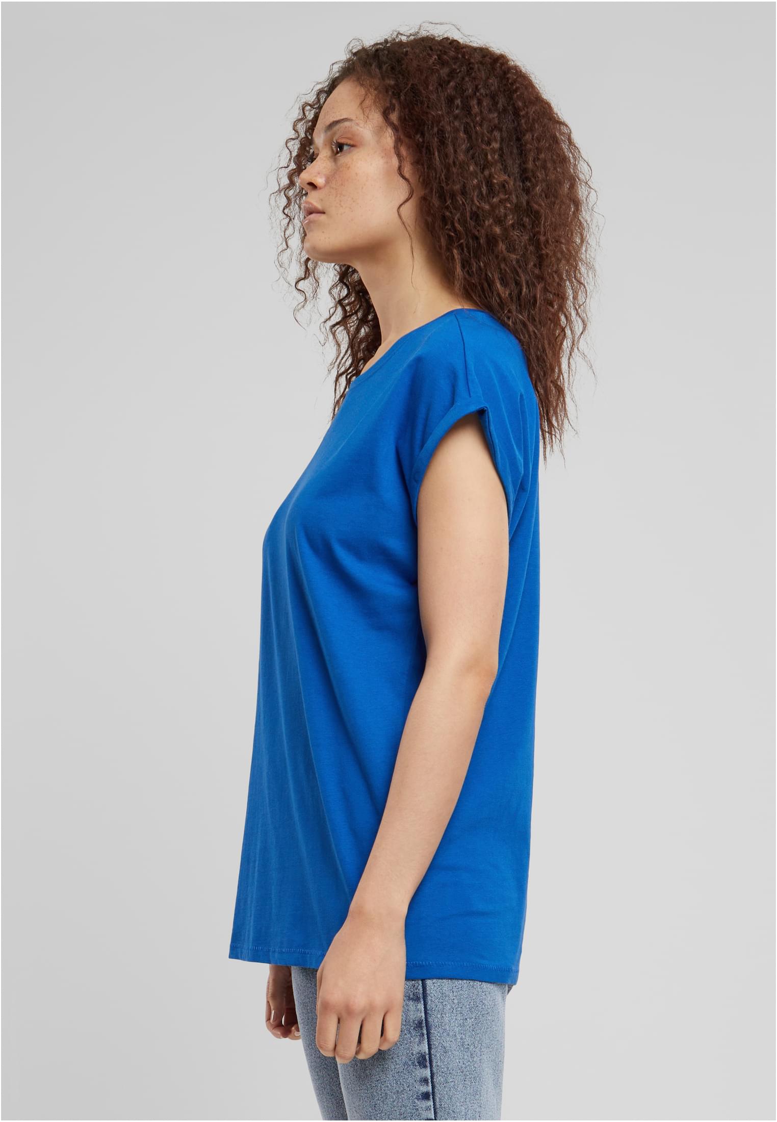 Dames T-shirt Épaules Étendues Sporty Bleu 3XL
 - variant image 1