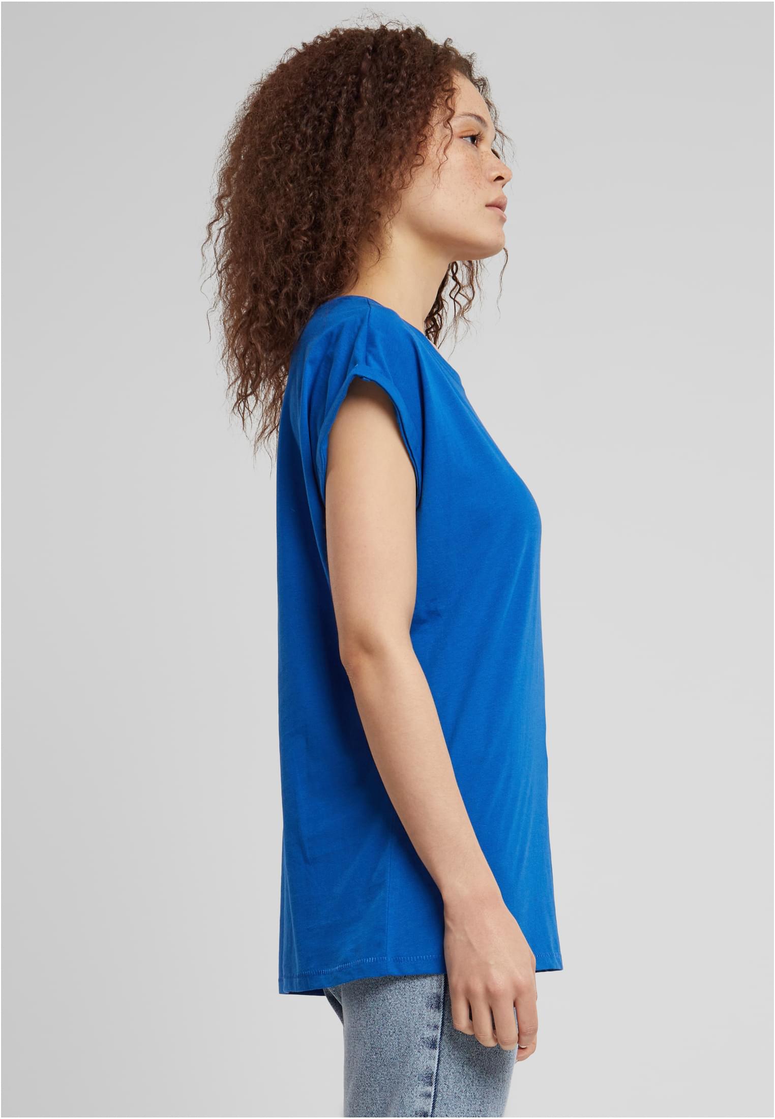 Dames T-shirt Épaules Étendues Sporty Bleu 3XL
 - variant image 3