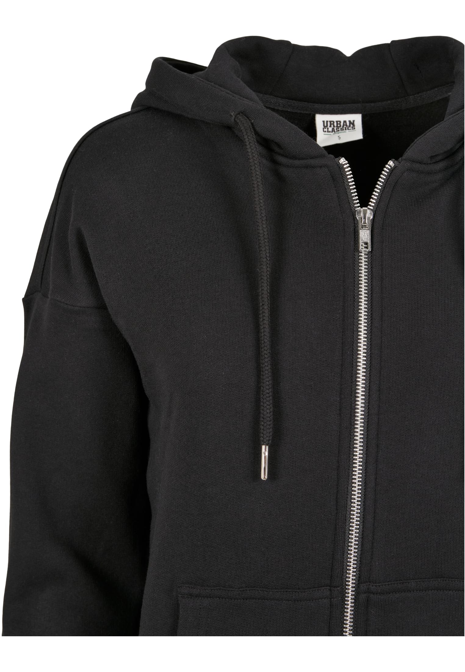 Ladies Organic Terry Zip Hoody black 3XL - variant image 8