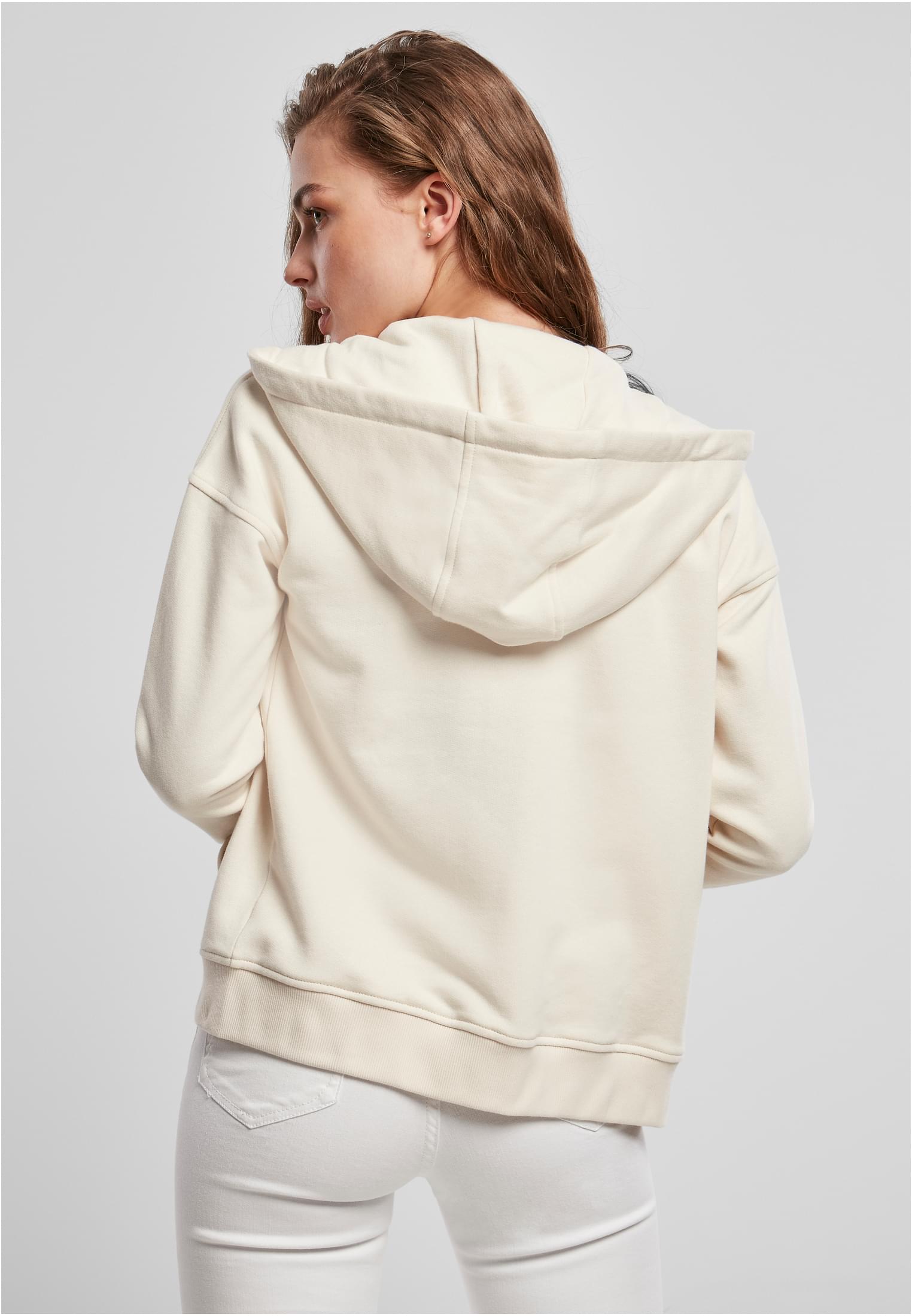 Ladies Organic Terry Zip Hoody whitesand 3XL - variant image 2