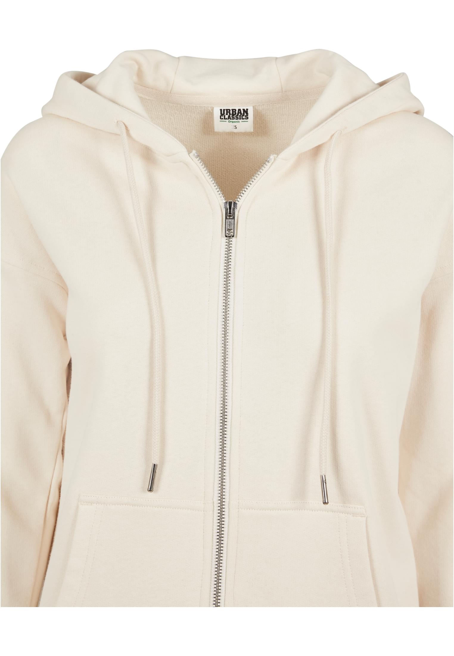 Ladies Organic Terry Zip Hoody whitesand 3XL - variant image 8
