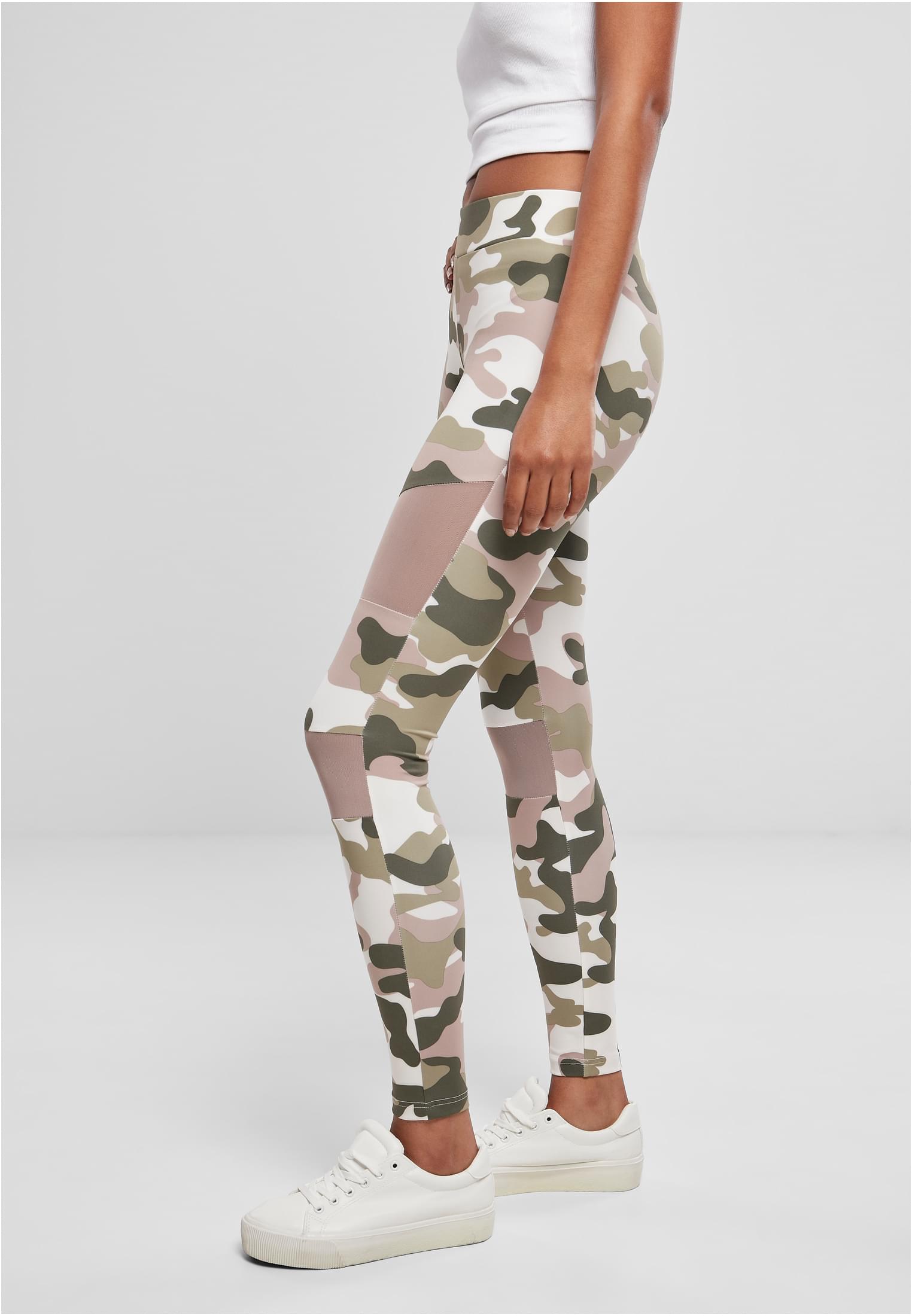 Ladies Camo Tech Mesh Leggings duskrose camo 3XL - variant image 1