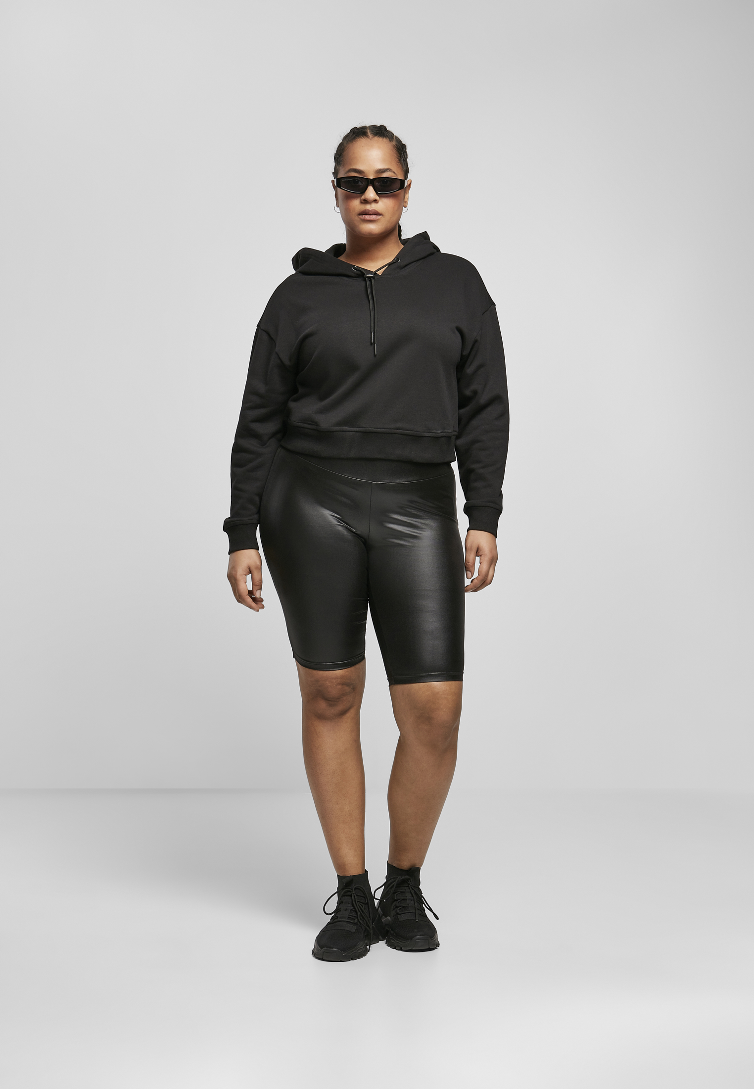 Ladies Short Terry Hoody black 3XL - variant image 4