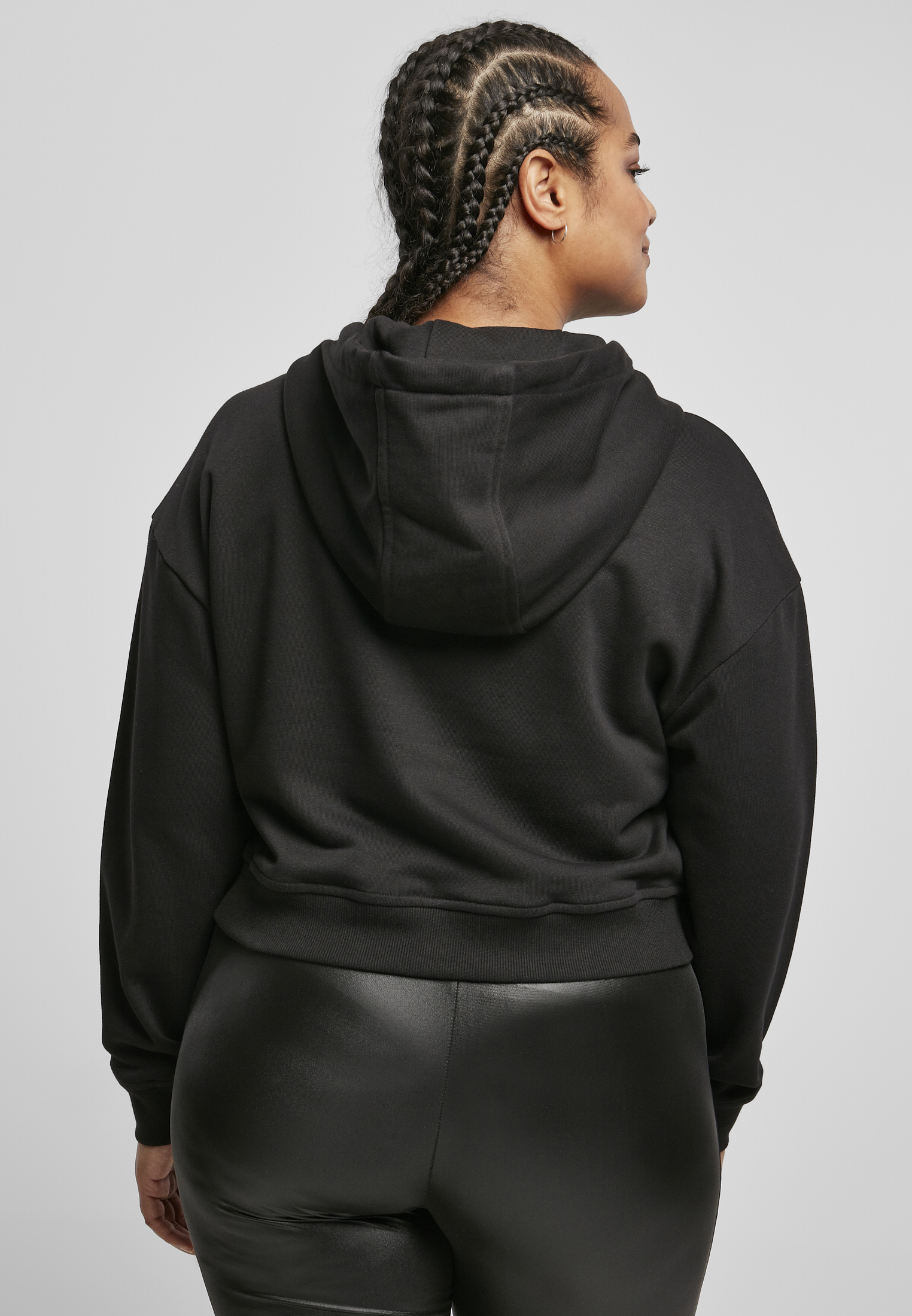 Ladies Short Terry Hoody black 3XL - variant image 2