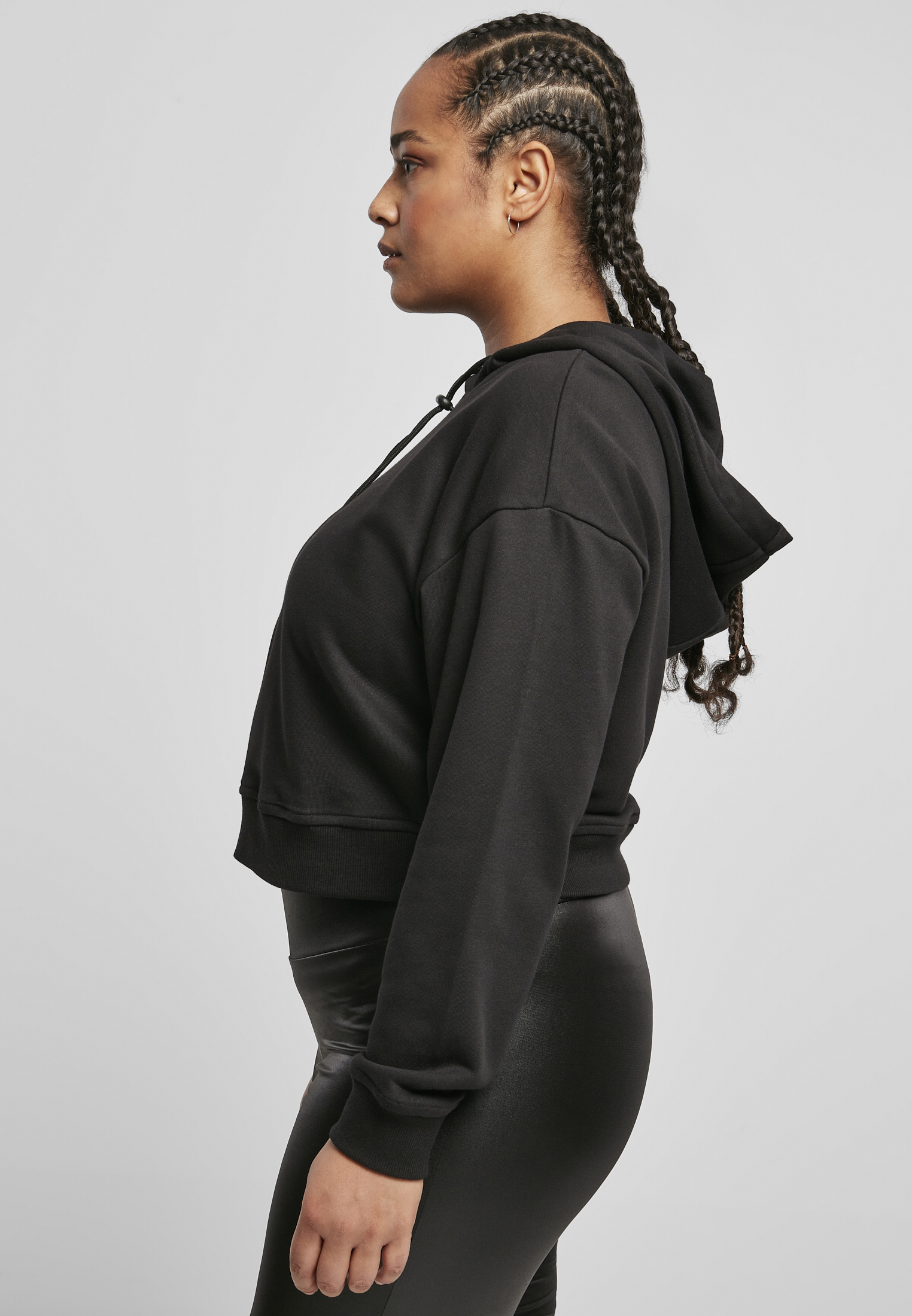 Ladies Short Terry Hoody black 3XL - variant image 1