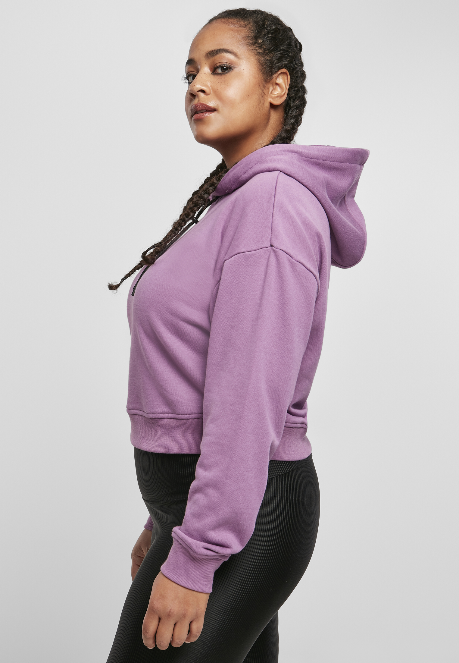 Ladies Short Terry Hoody duskviolet 3XL - variant image 1