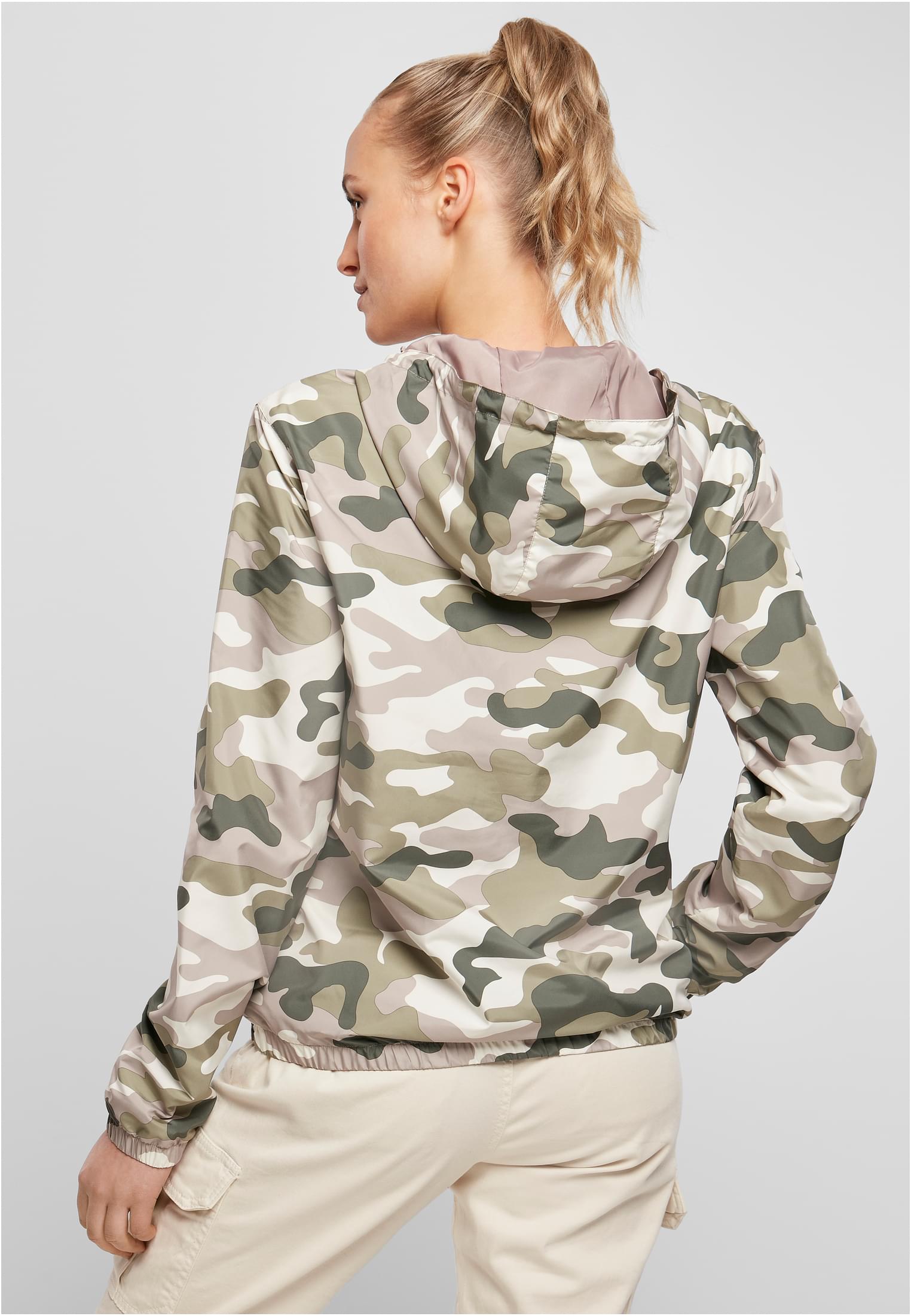 Ladies Camo Pull Over Jacket duskrose camo 3XL - variant image 2