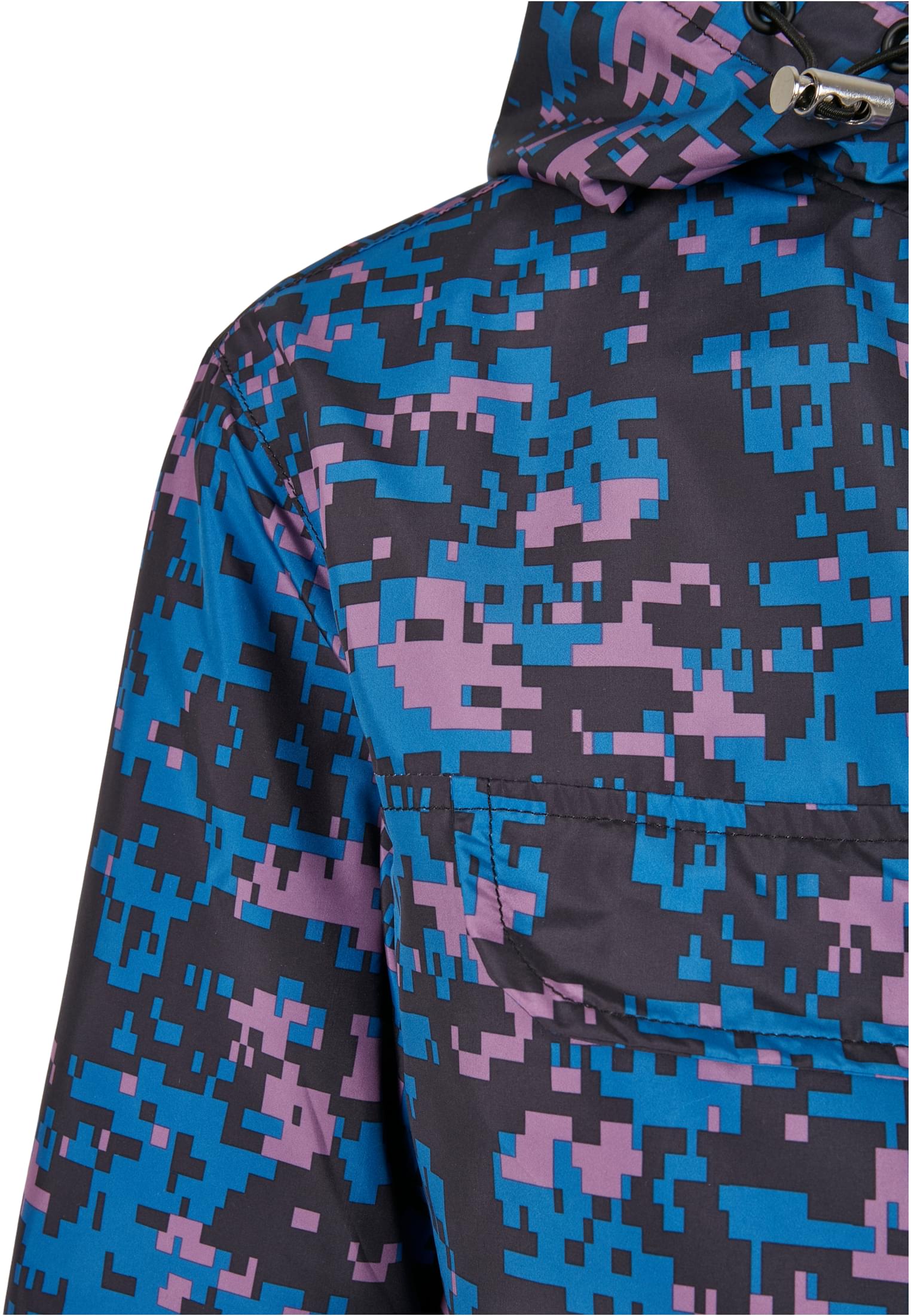 Ladies Camo Pull Over Jacket digital duskviolet camo L - variant image 8