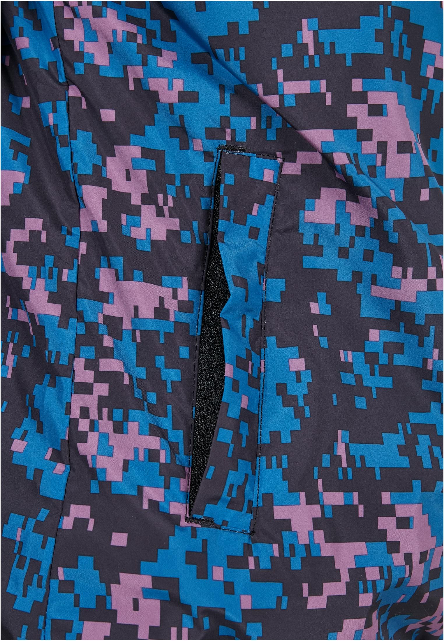 Ladies Camo Pull Over Jacket digital duskviolet camo L - variant image 9