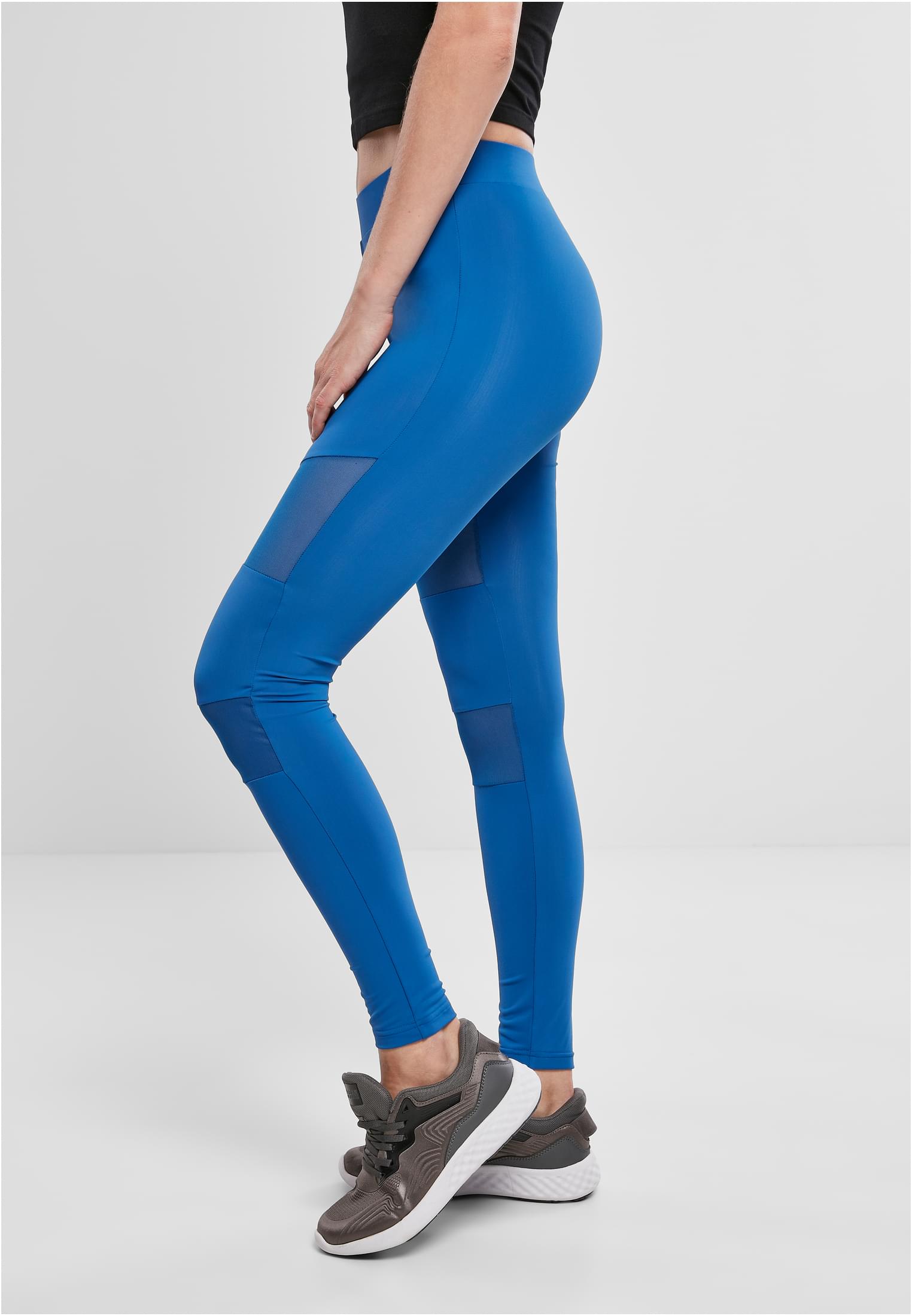 Ladies Tech Mesh Leggings sporty blue 3XL - variant image 1