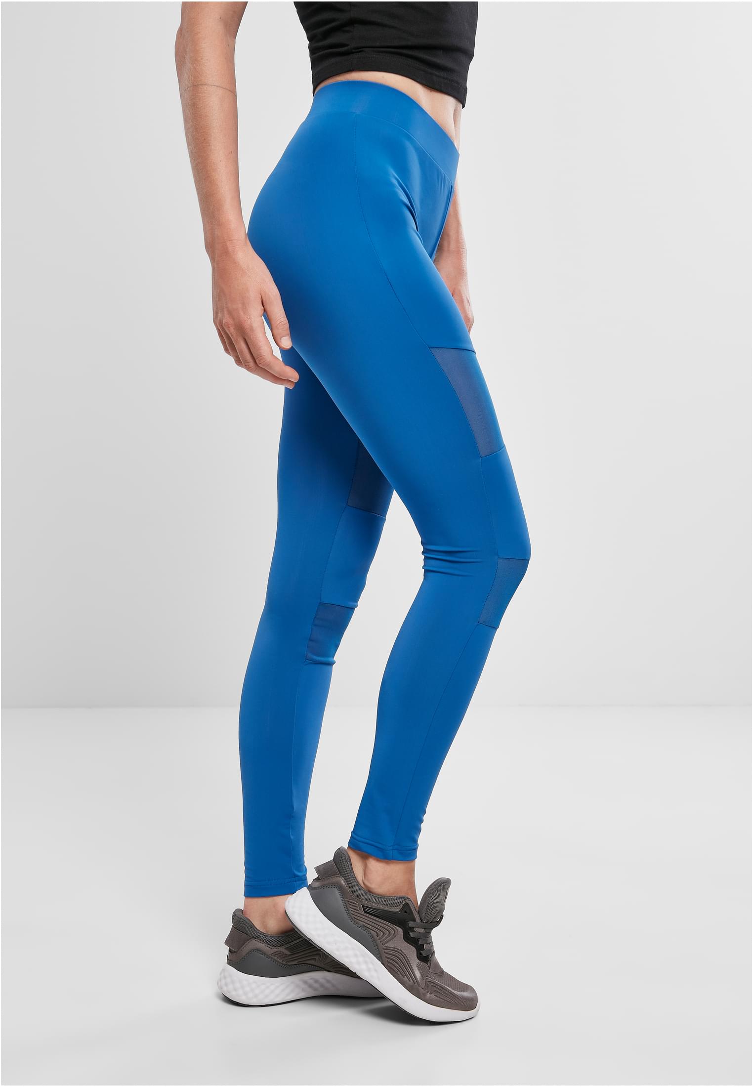 Ladies Tech Mesh Leggings sporty blue 3XL - variant image 3