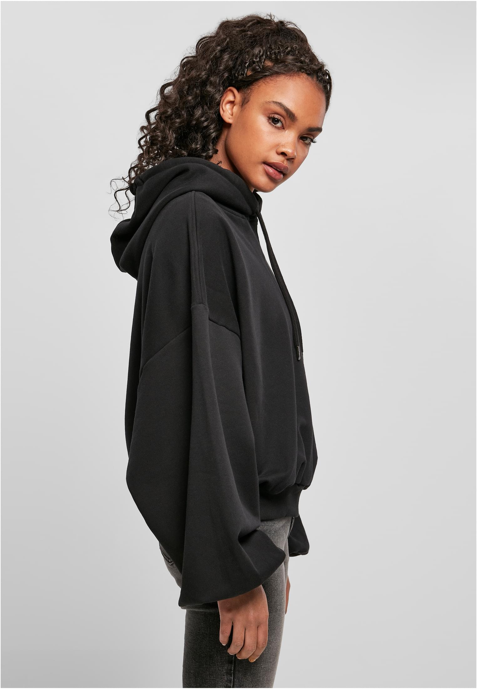Ladies Organic Oversized Terry Hoody black M/L - variant image 3