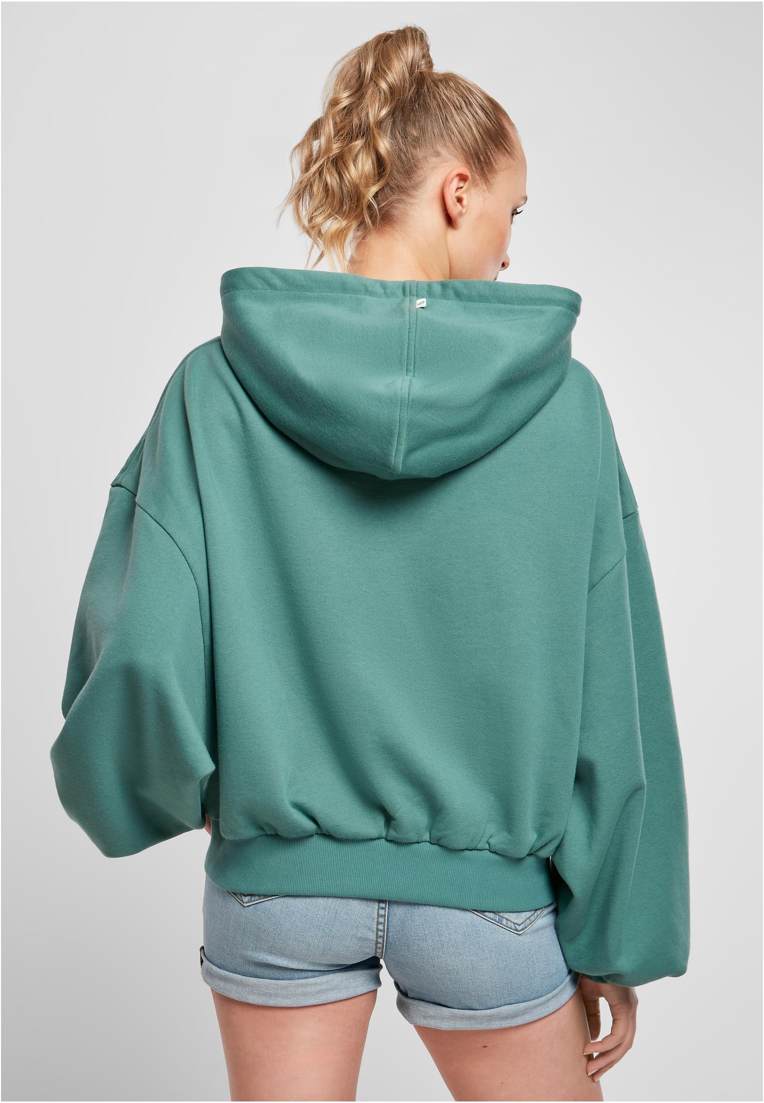 Ladies Organic Oversized Terry Hoody paleleaf M/L - variant image 2