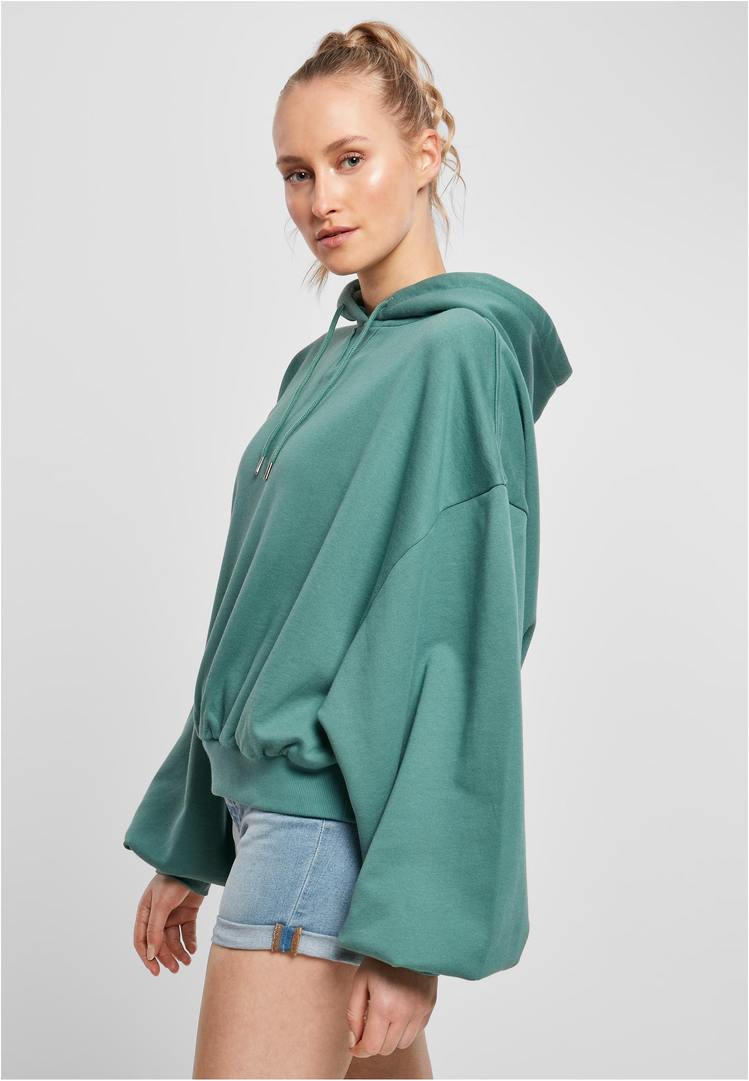 Ladies Organic Oversized Terry Hoody paleleaf M/L - variant image 1