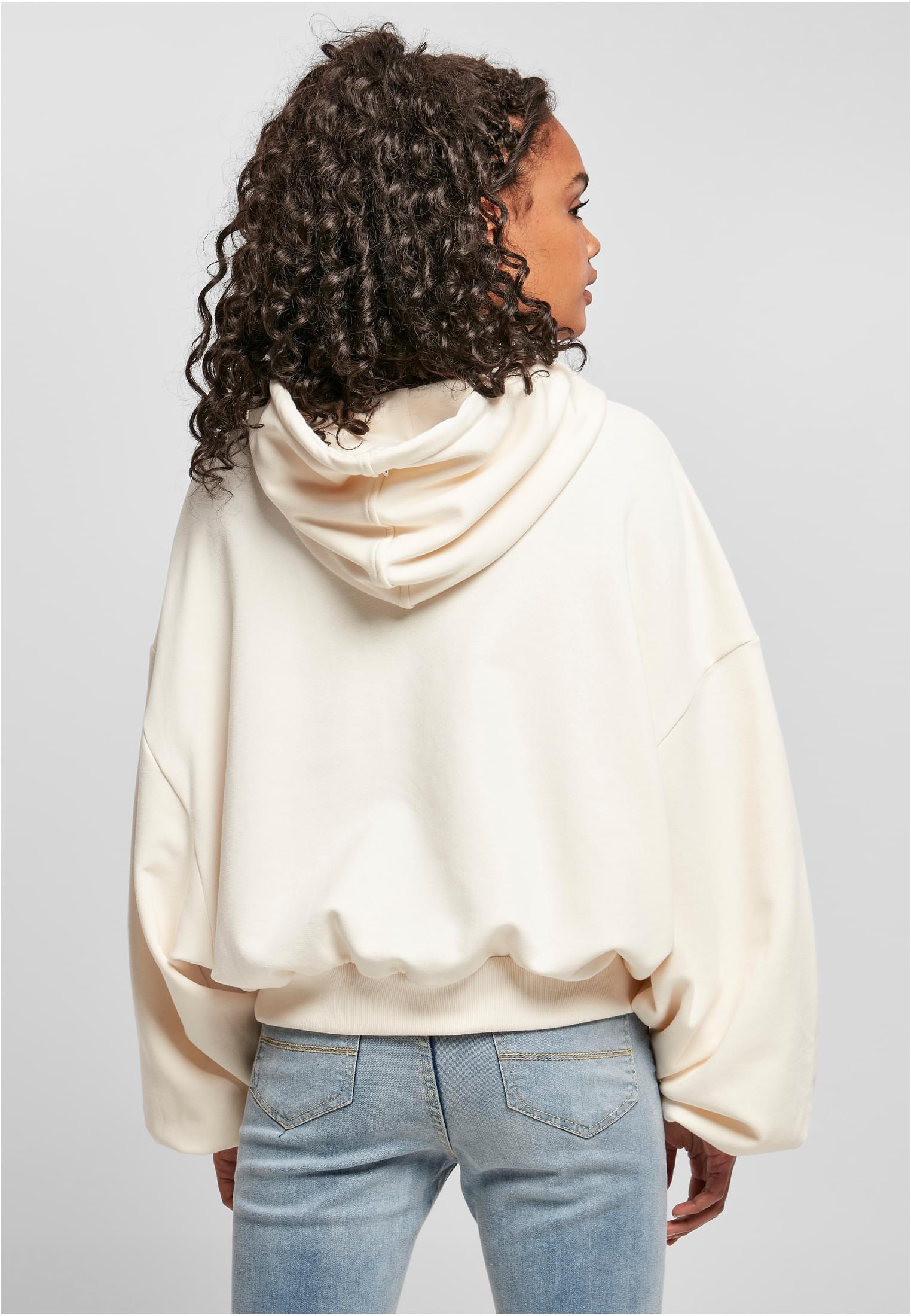 Ladies Organic Oversized Terry Hoody whitesand M/L - variant image 2