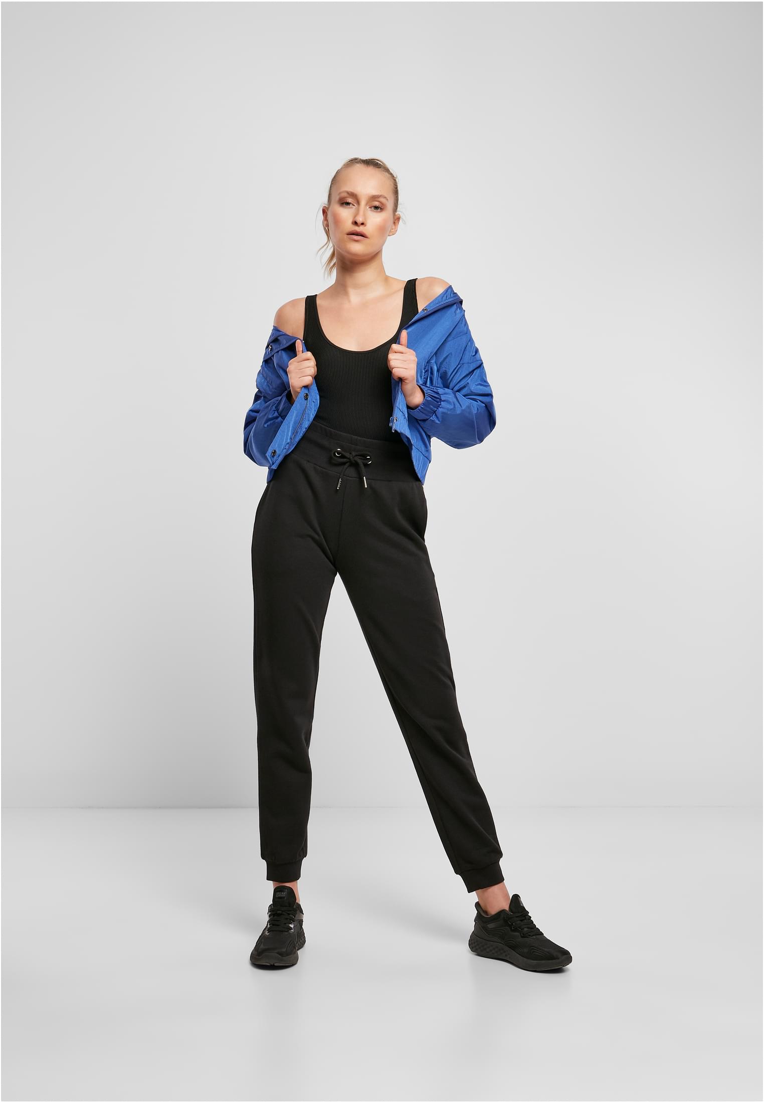 Ladies Organic High Waist Sweat Pants black 3XL - variant image 4