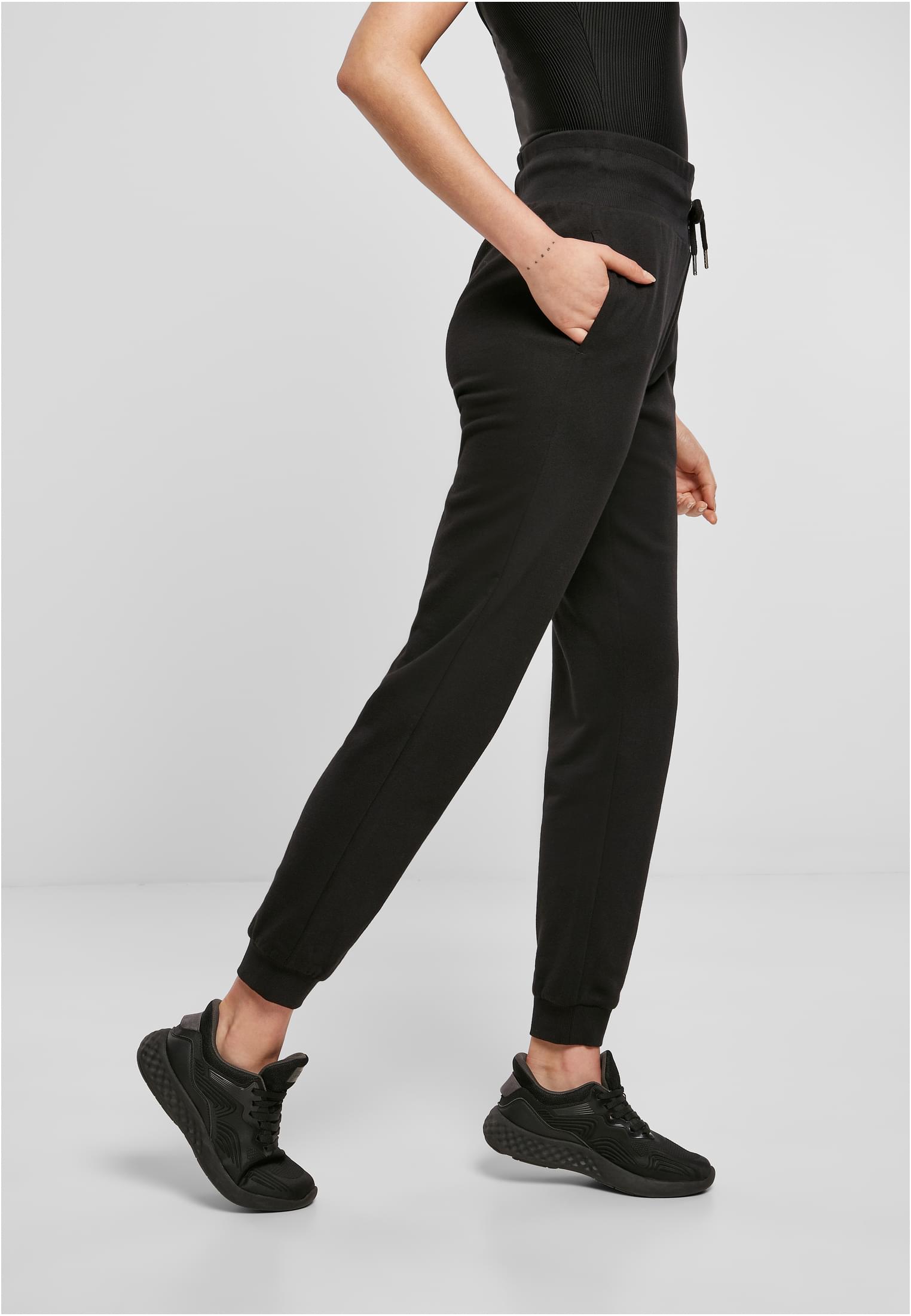 Ladies Organic High Waist Sweat Pants black 3XL - variant image 3