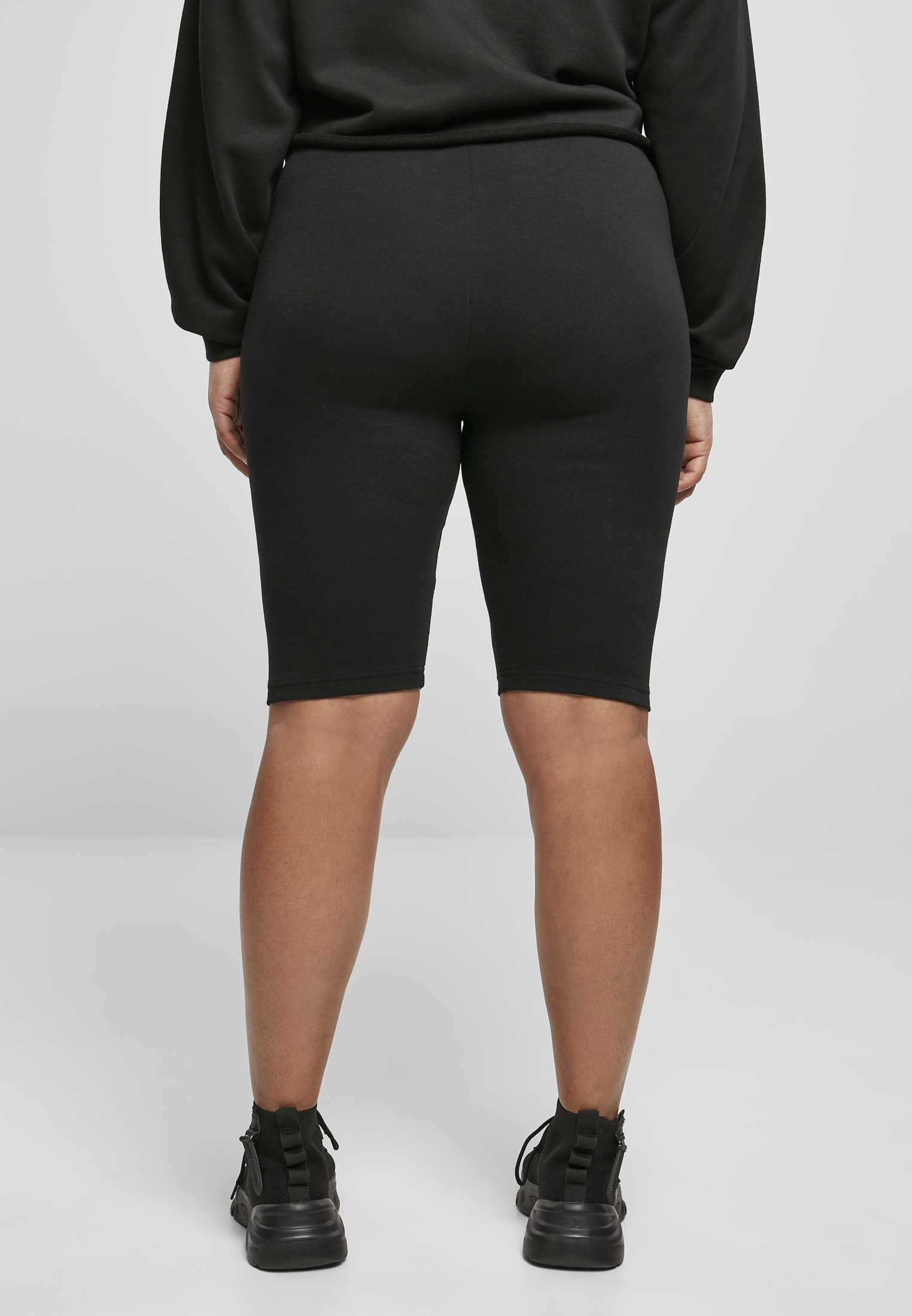 Ladies High Waist Branded Cycle Shorts black/black 3XL - variant image 2