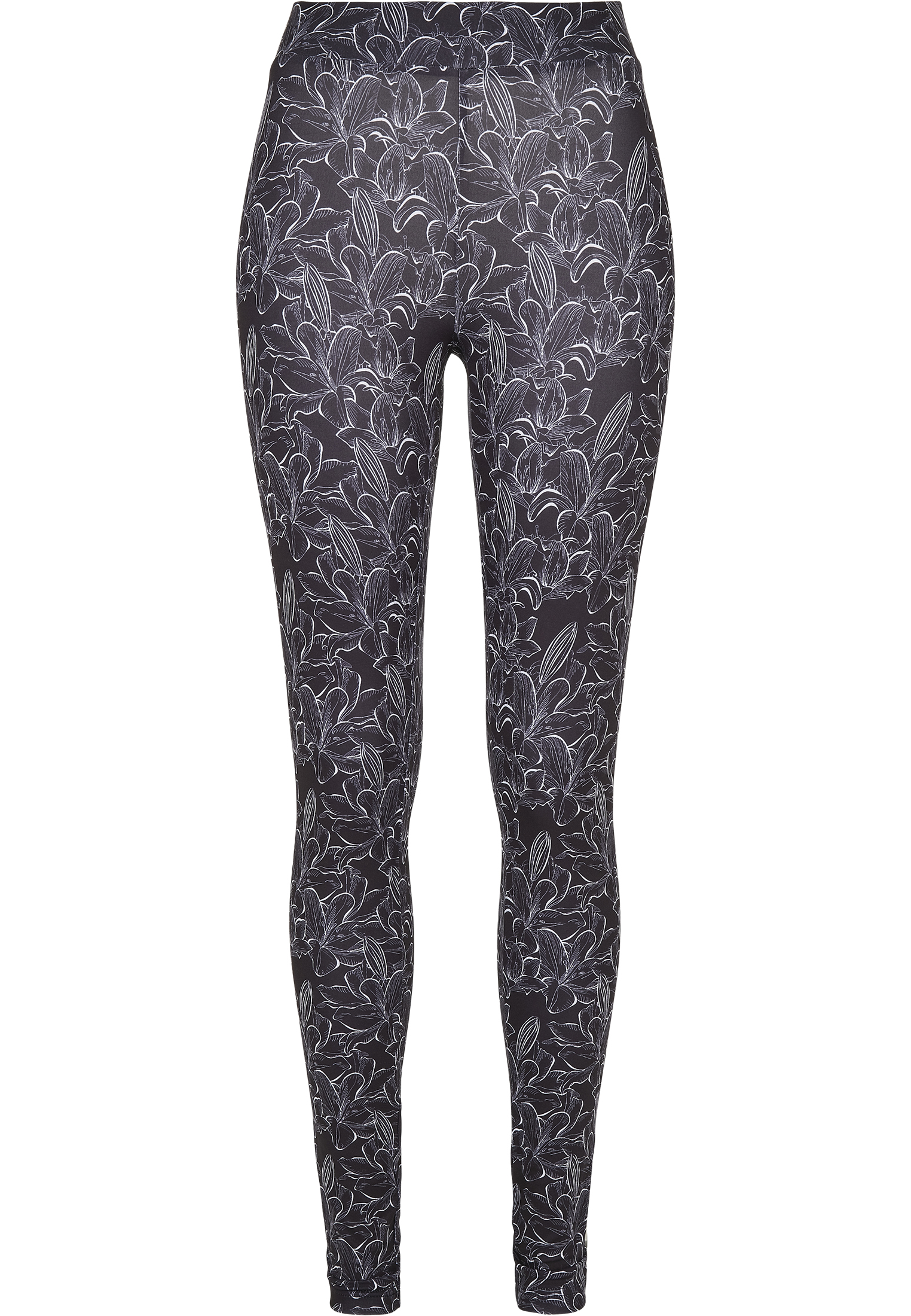 Ladies AOP Leggings hibiscus black 3XL - variant image 5