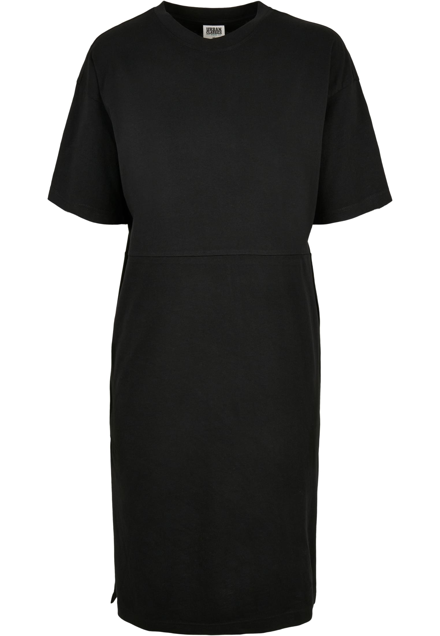 Ladies Organic Oversized Slit Tee Dress black 3XL - variant image 5