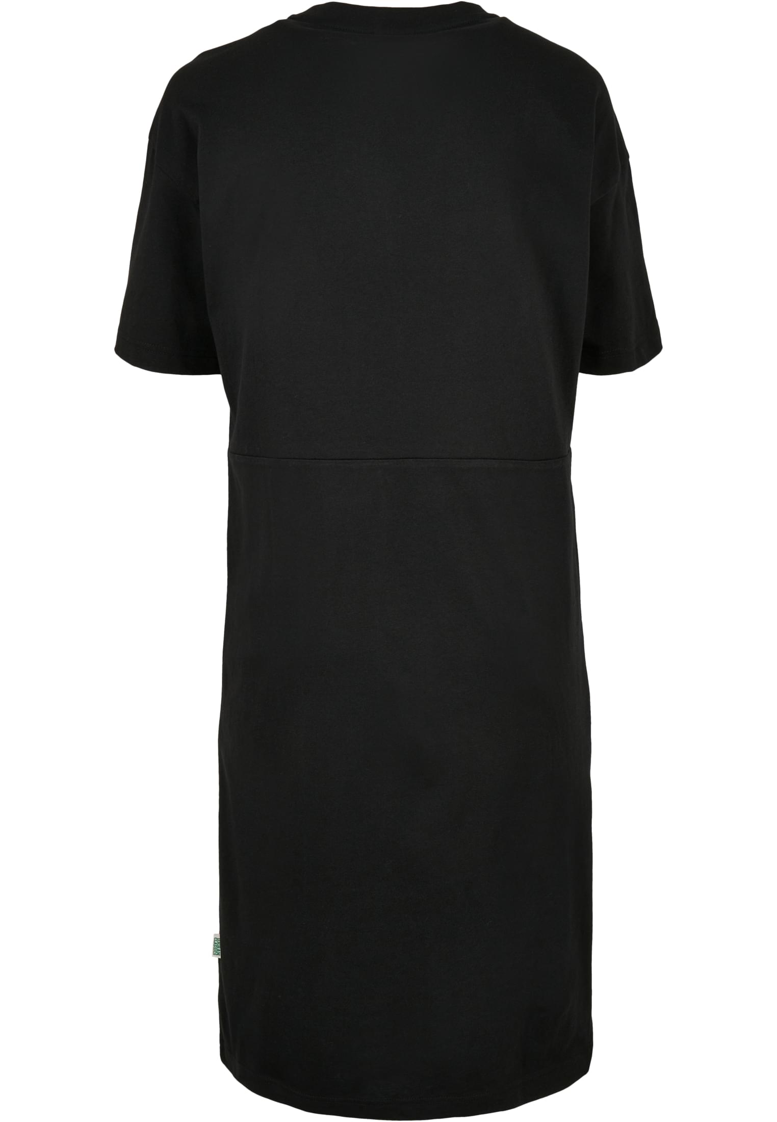 Ladies Organic Oversized Slit Tee Dress black 3XL - variant image 6