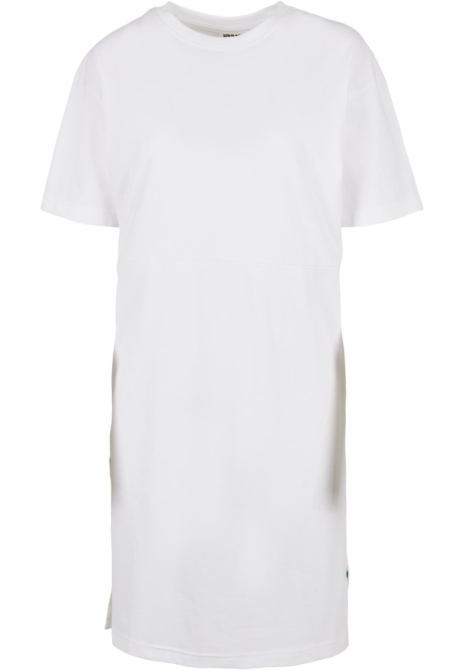Ladies Organic Oversized Slit Tee Dress white 3XL - variant image 5