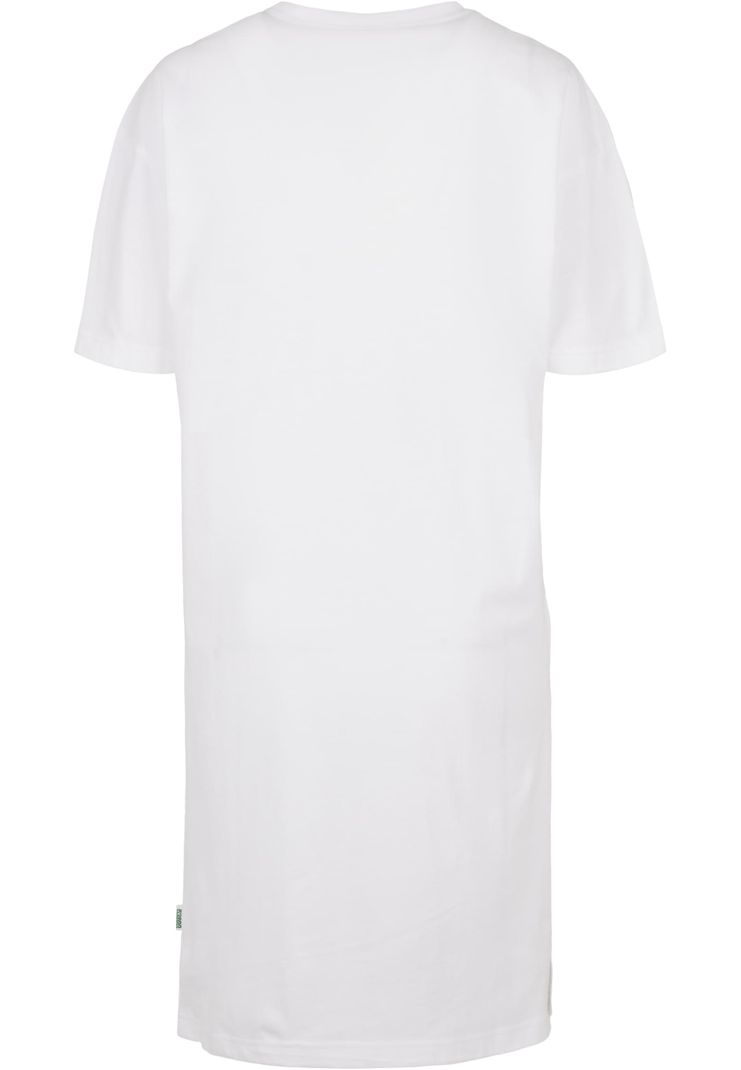 Ladies Organic Oversized Slit Tee Dress white 3XL - variant image 6