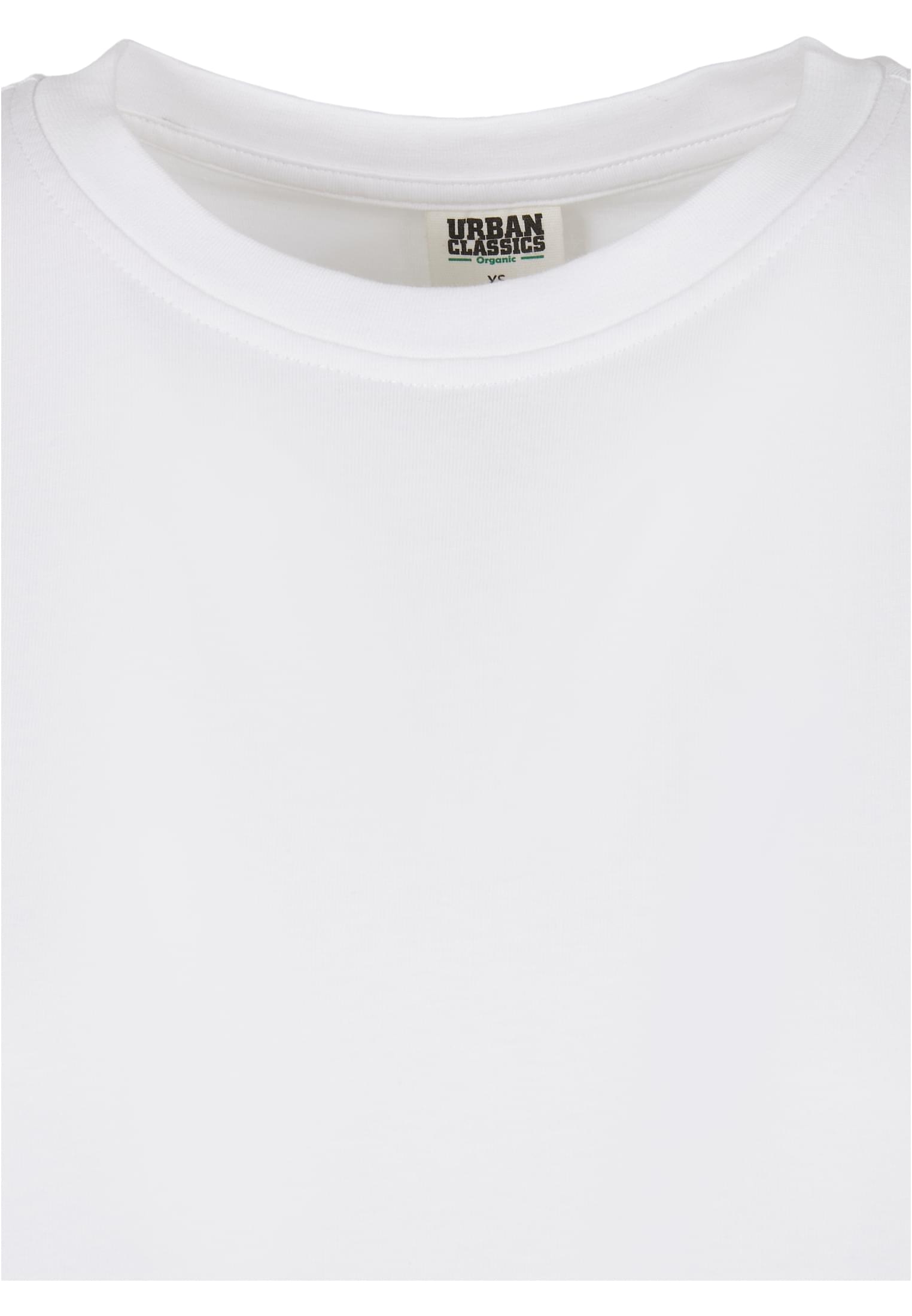 Ladies Organic Oversized Slit Tee Dress white 3XL - variant image 7