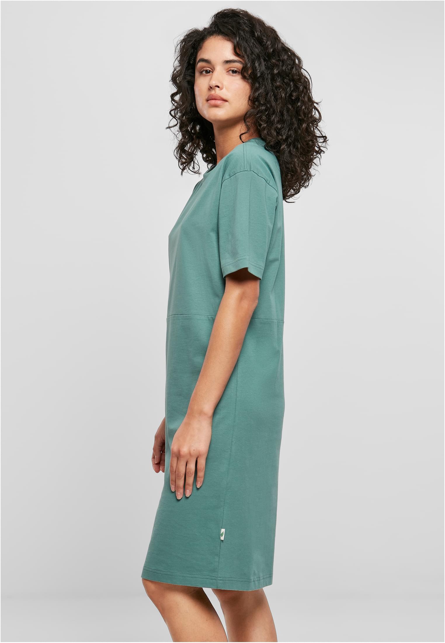 Ladies Organic Oversized Slit Tee Dress paleleaf 5XL - variant image 1