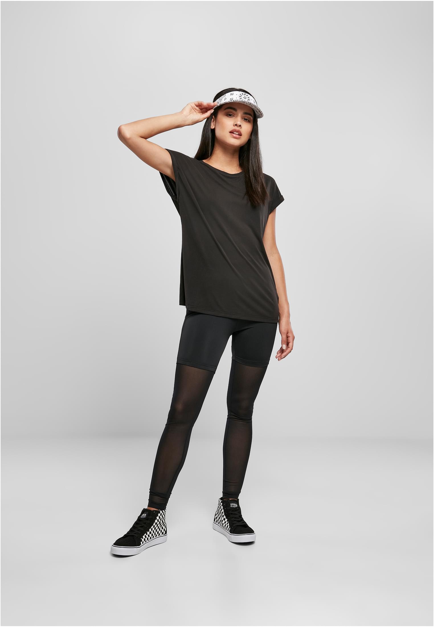 Ladies Modal Extended Shoulder Tee black 3XL - variant image 4
