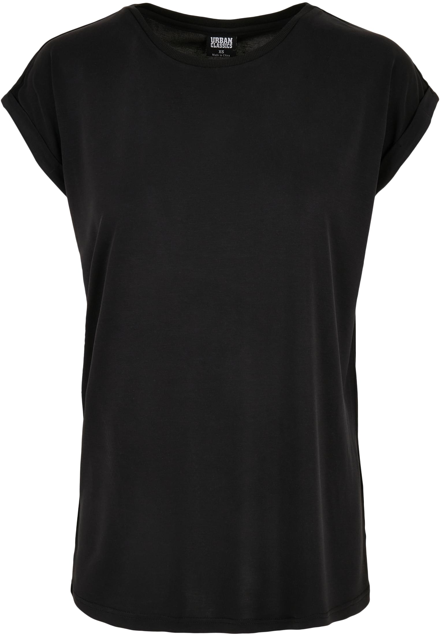 Ladies Modal Extended Shoulder Tee black 3XL - variant image 6