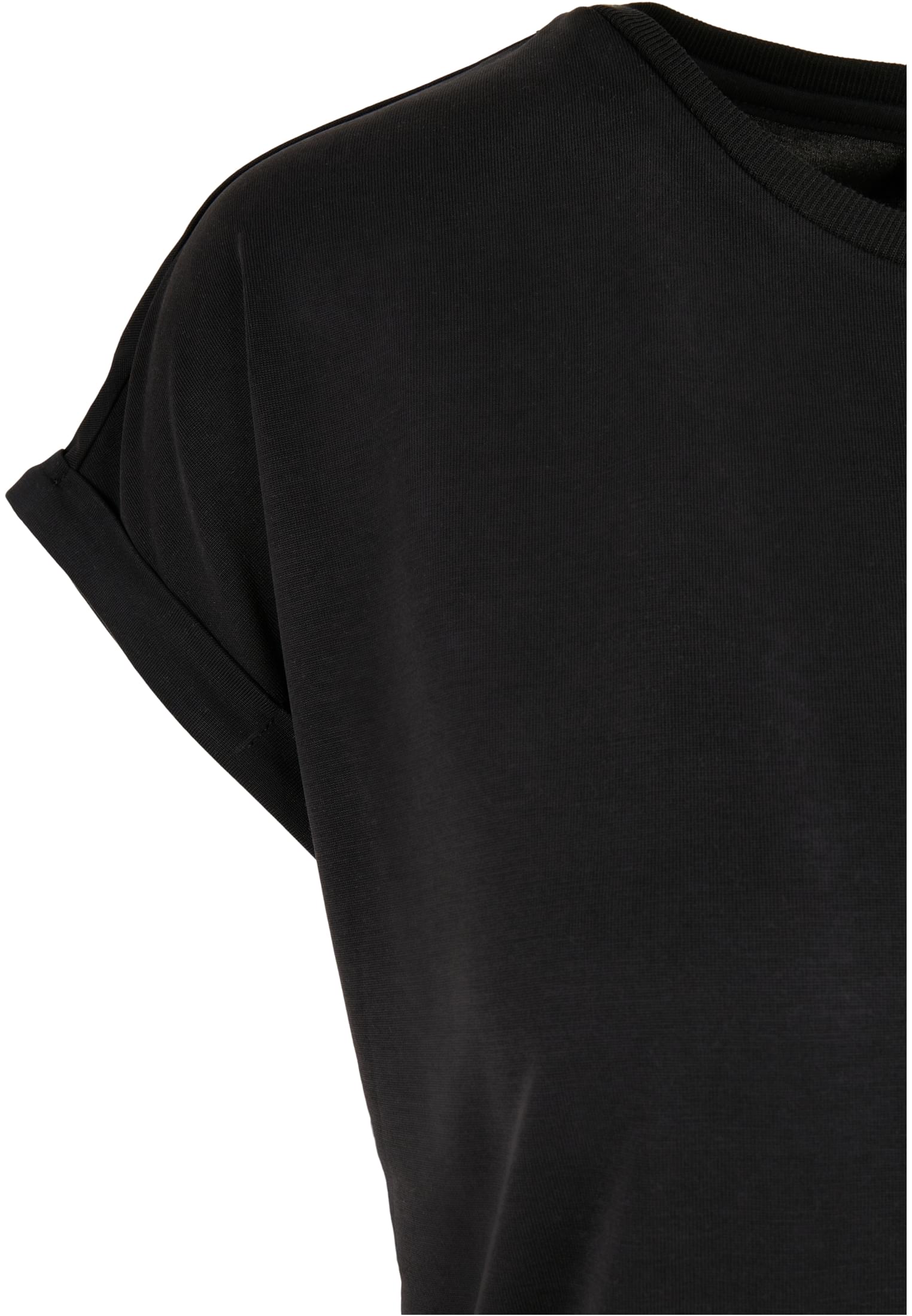 Ladies Modal Extended Shoulder Tee black 3XL - variant image 9