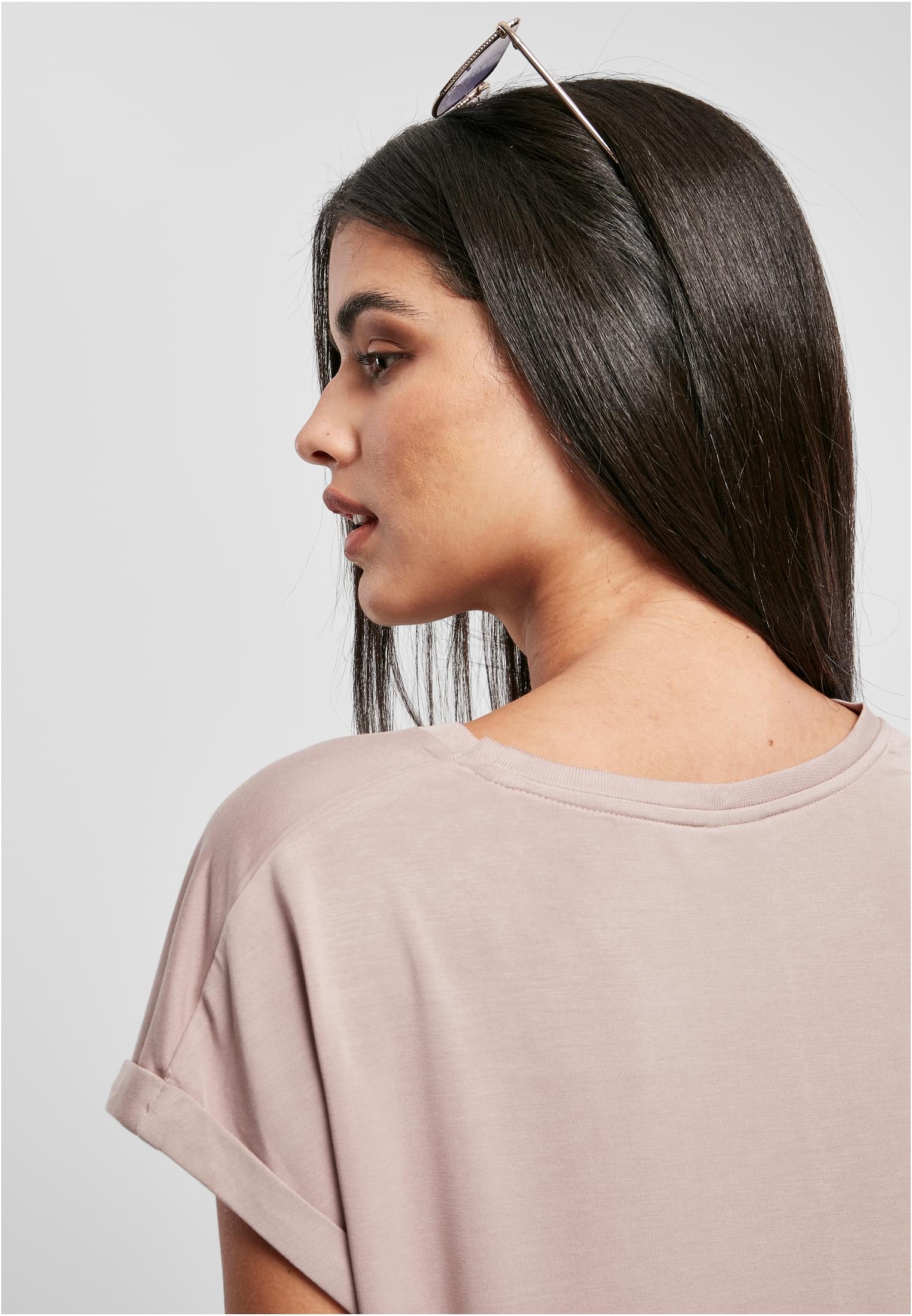 Ladies Modal Extended Shoulder Tee duskrose 3XL
 - variant image 5