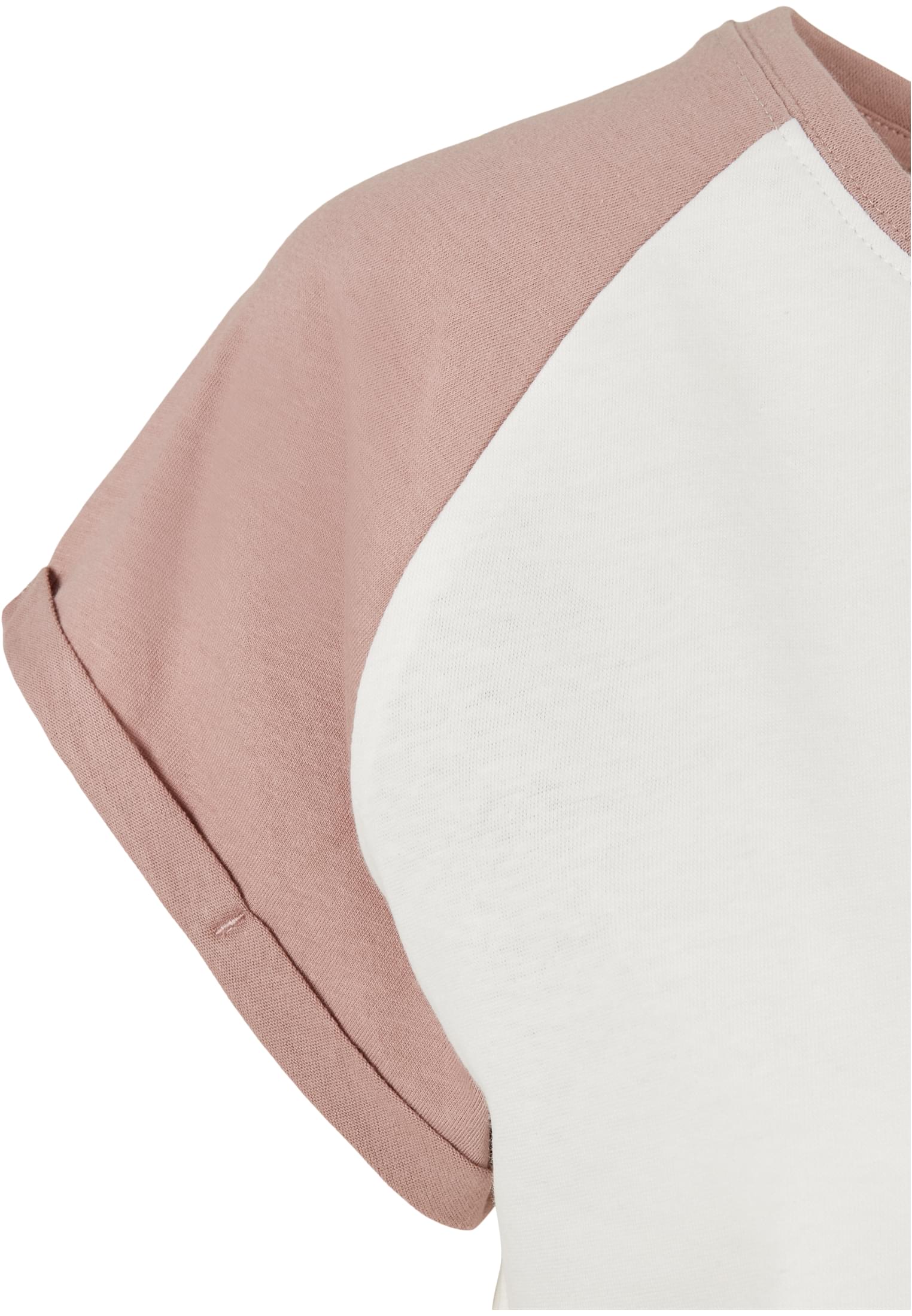 T-shirts contrast femme Raglan blanchesand/duskrose 3XL
 - variant image 8