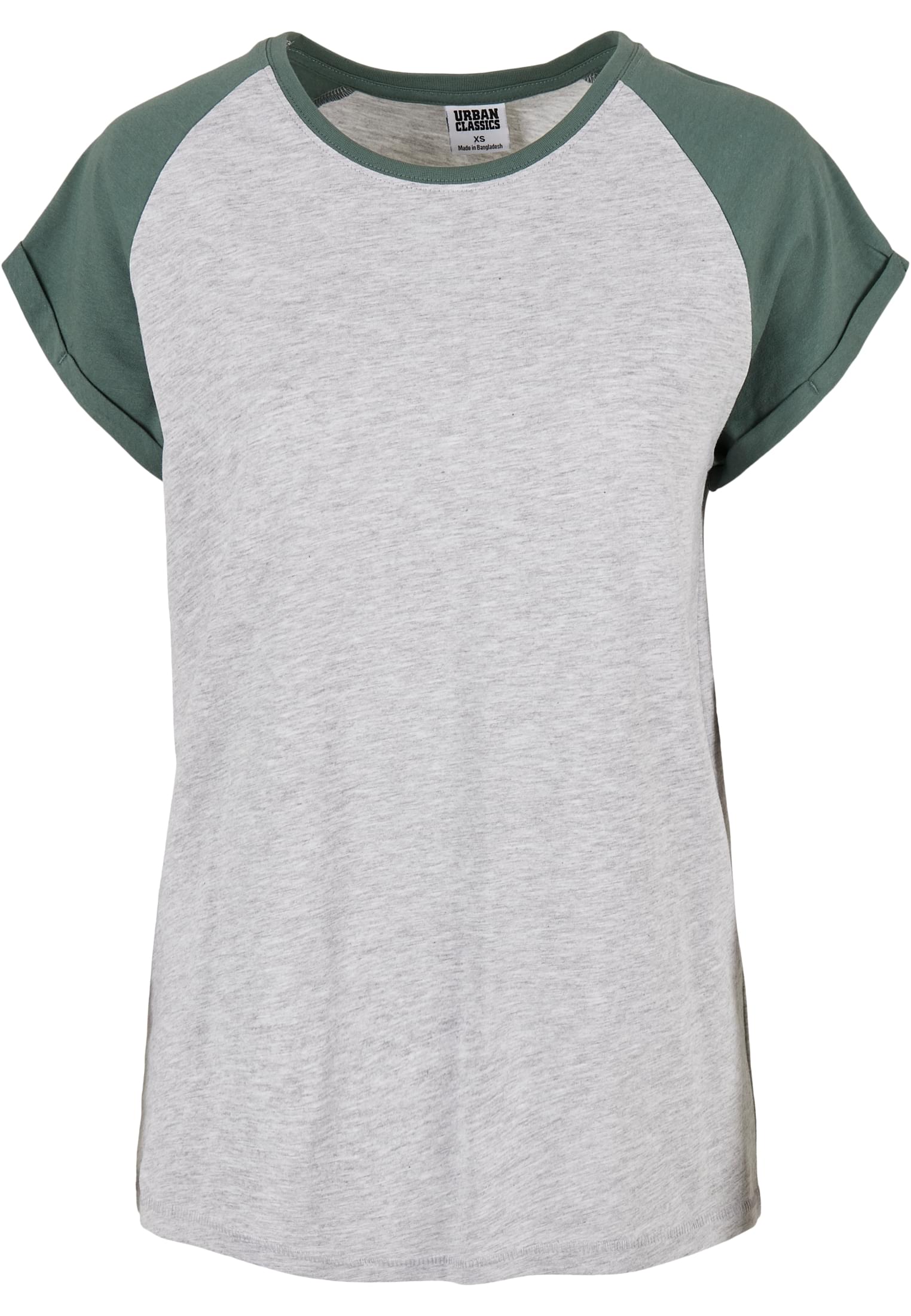 T-shirt contrastées femmes Raglan gris clair/paleleaf 3XL
 - variant image 5