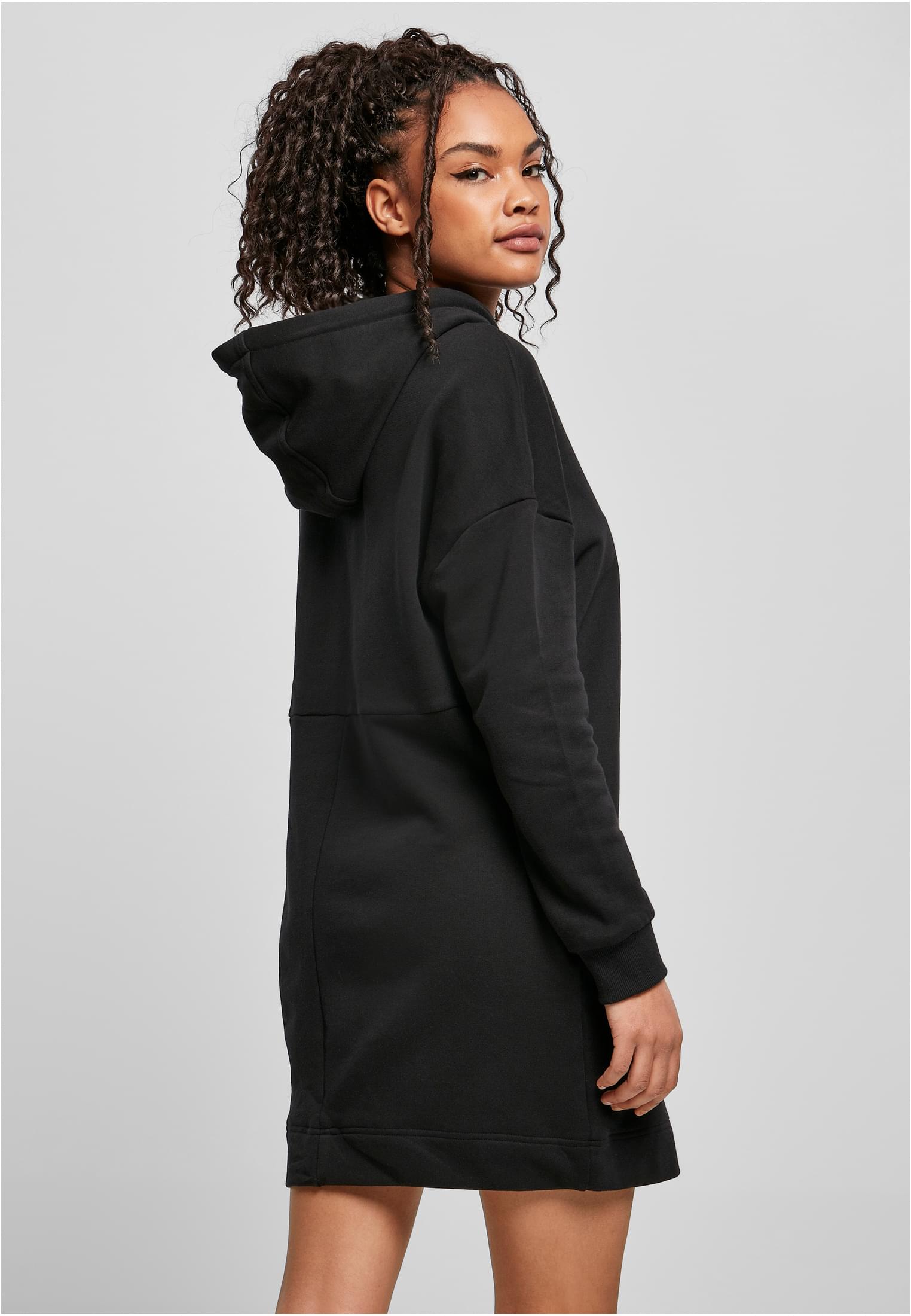 Ladies Organic Oversized Terry Hoody Dress black 3XL - variant image 2