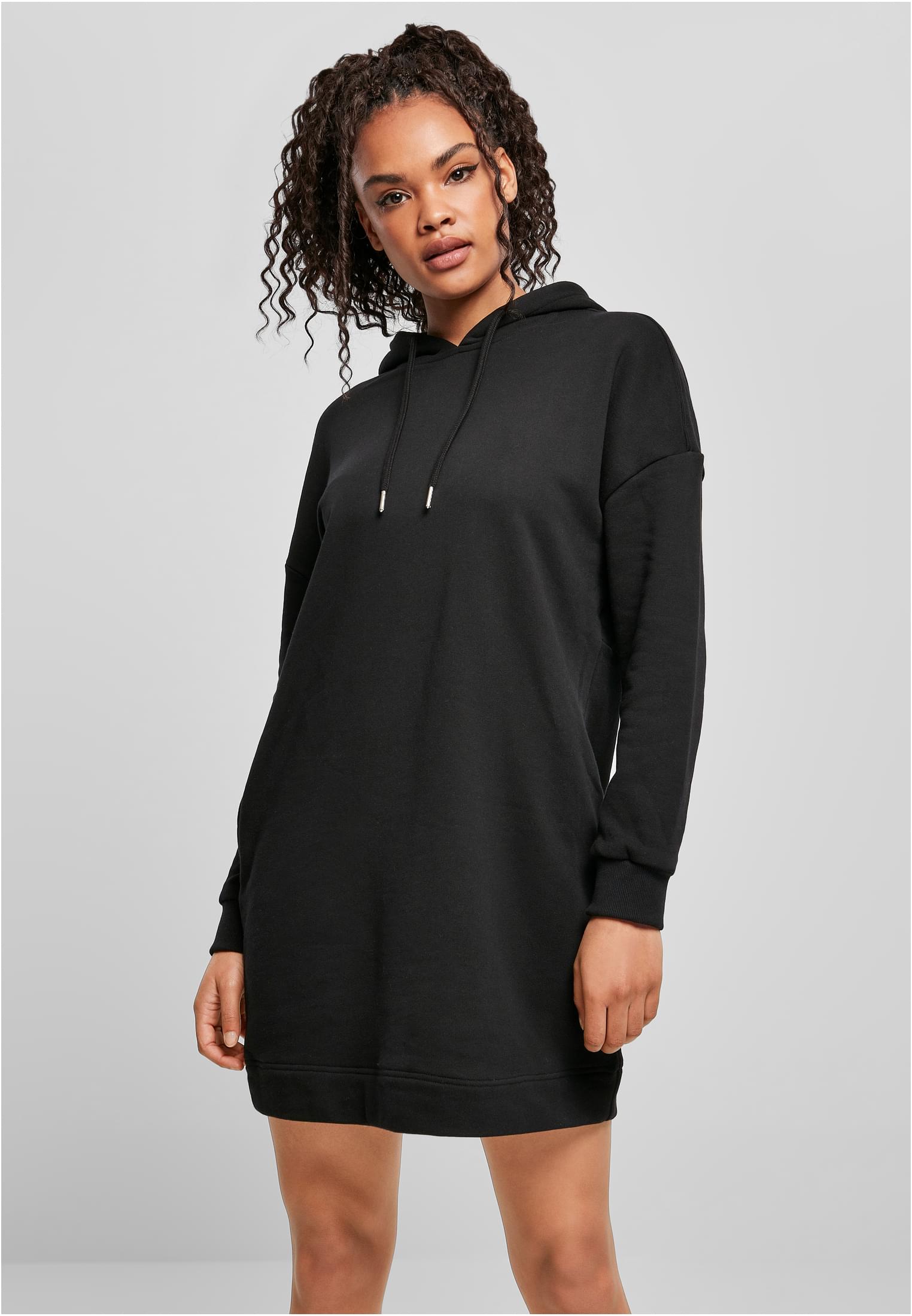 Ladies Organic Oversized Terry Hoody Dress black 3XL - alternate variant 1