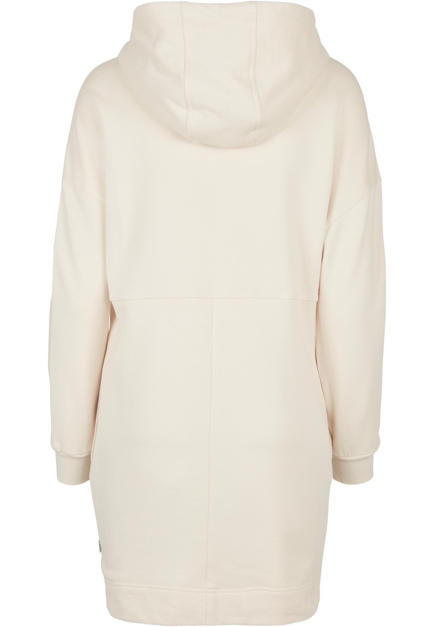 Ladies Organic Oversized Terry Hoody Dress whitesand 3XL - variant image 1